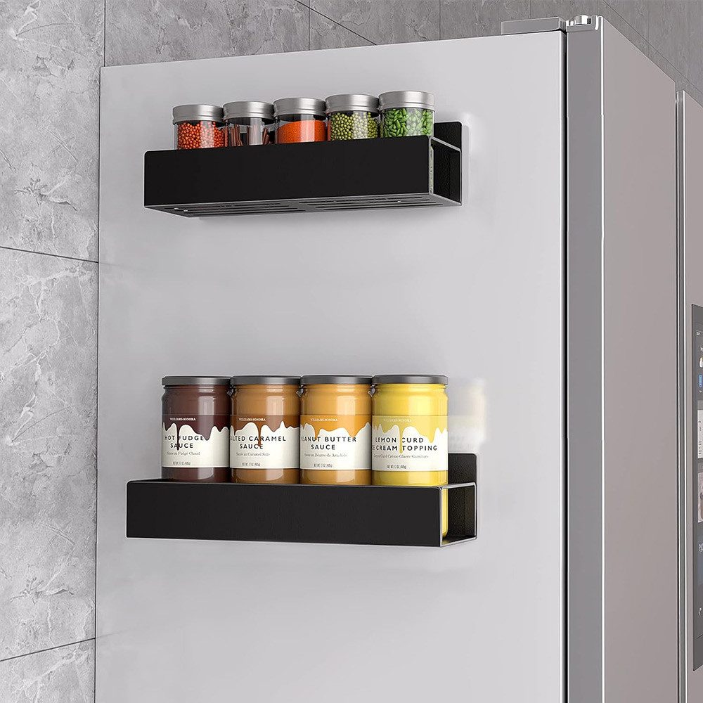 GLIESE POWER Küchenregal Kühlschrank-Seitenhalter für Aufbewahrung, günstig online kaufen