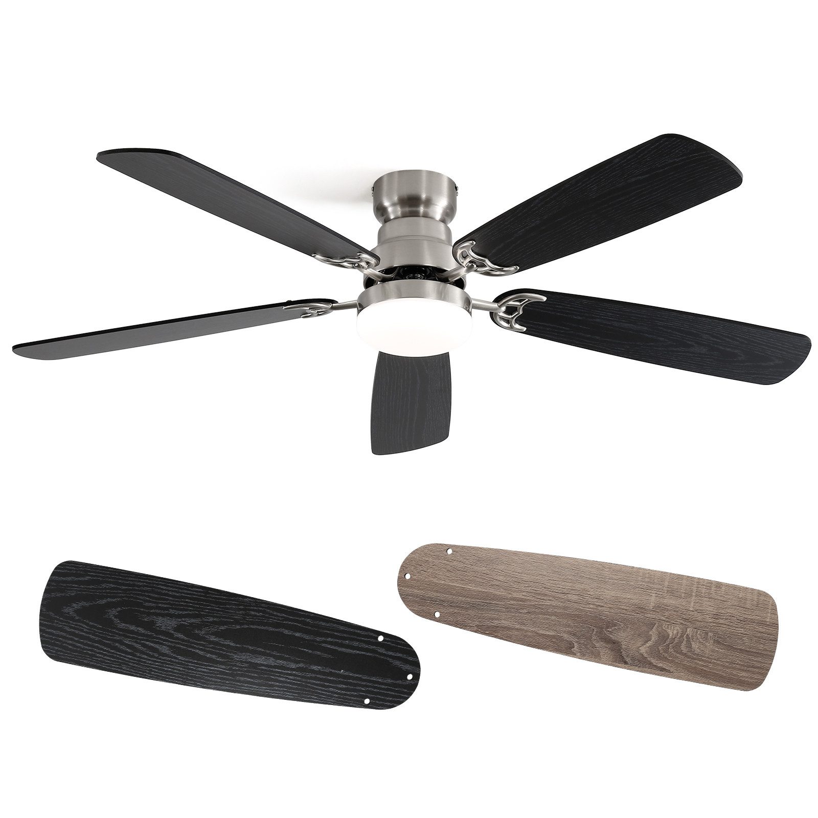 Sofucor Deckenventilator mit Licht und Fernbedienung, günstig online kaufen