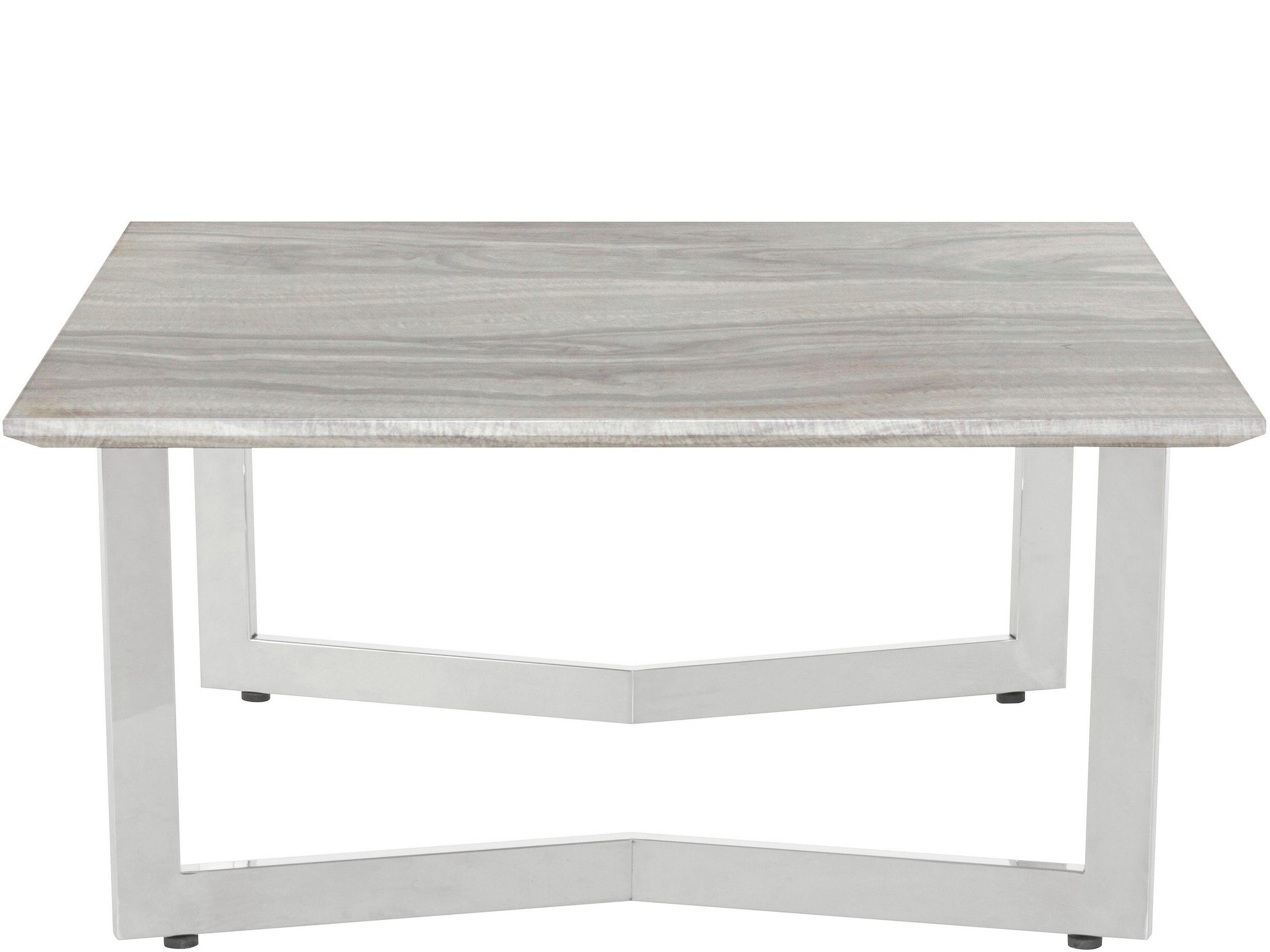 loft24 Couchtisch Tiesto, Wohnzimmertisch in Marmoroptik, Hochglanz Design, Breite 90 cm