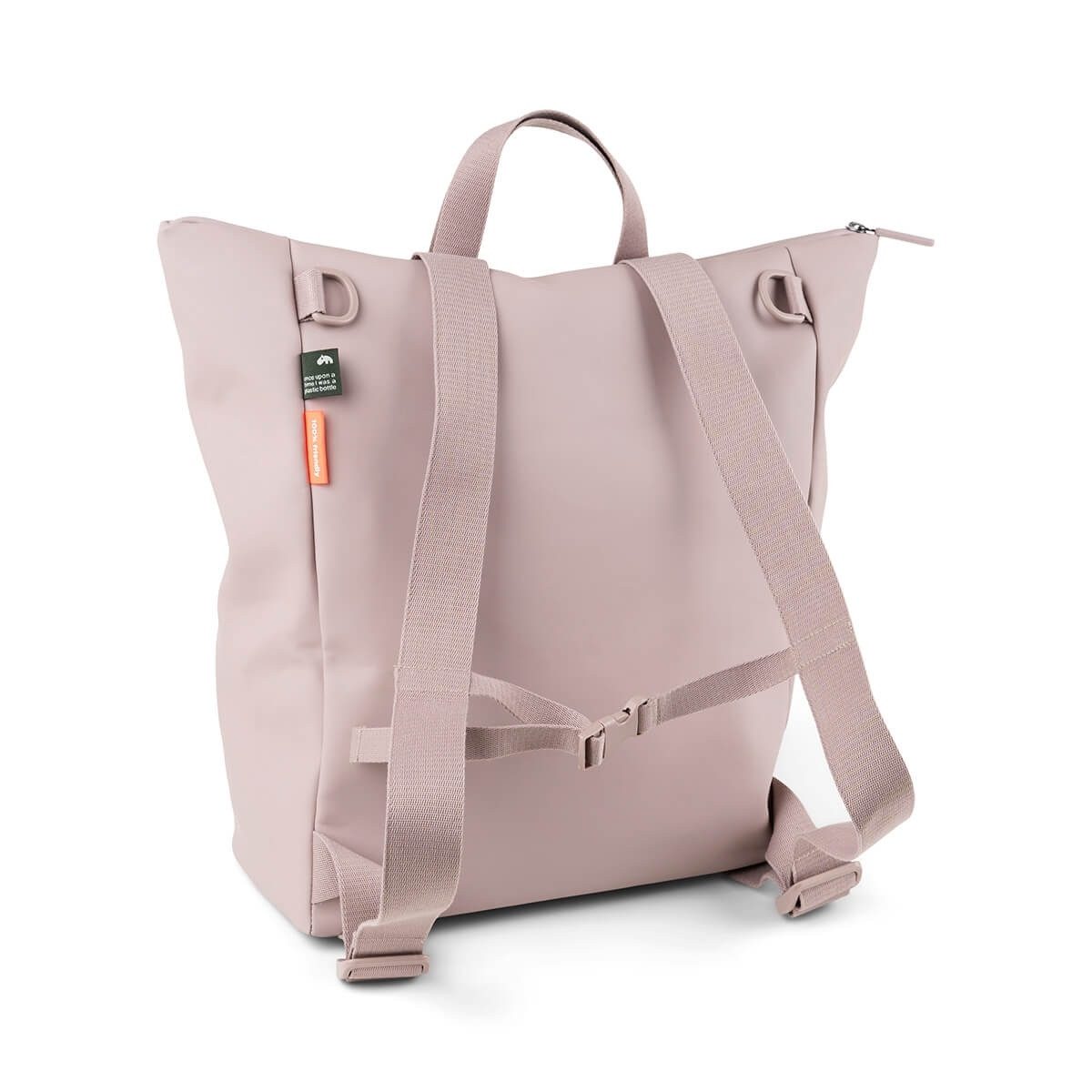 Done by Deer Wickelrucksack Wickeltasche mit Unterlage, recyceltes Material, Kinderwagenhaken