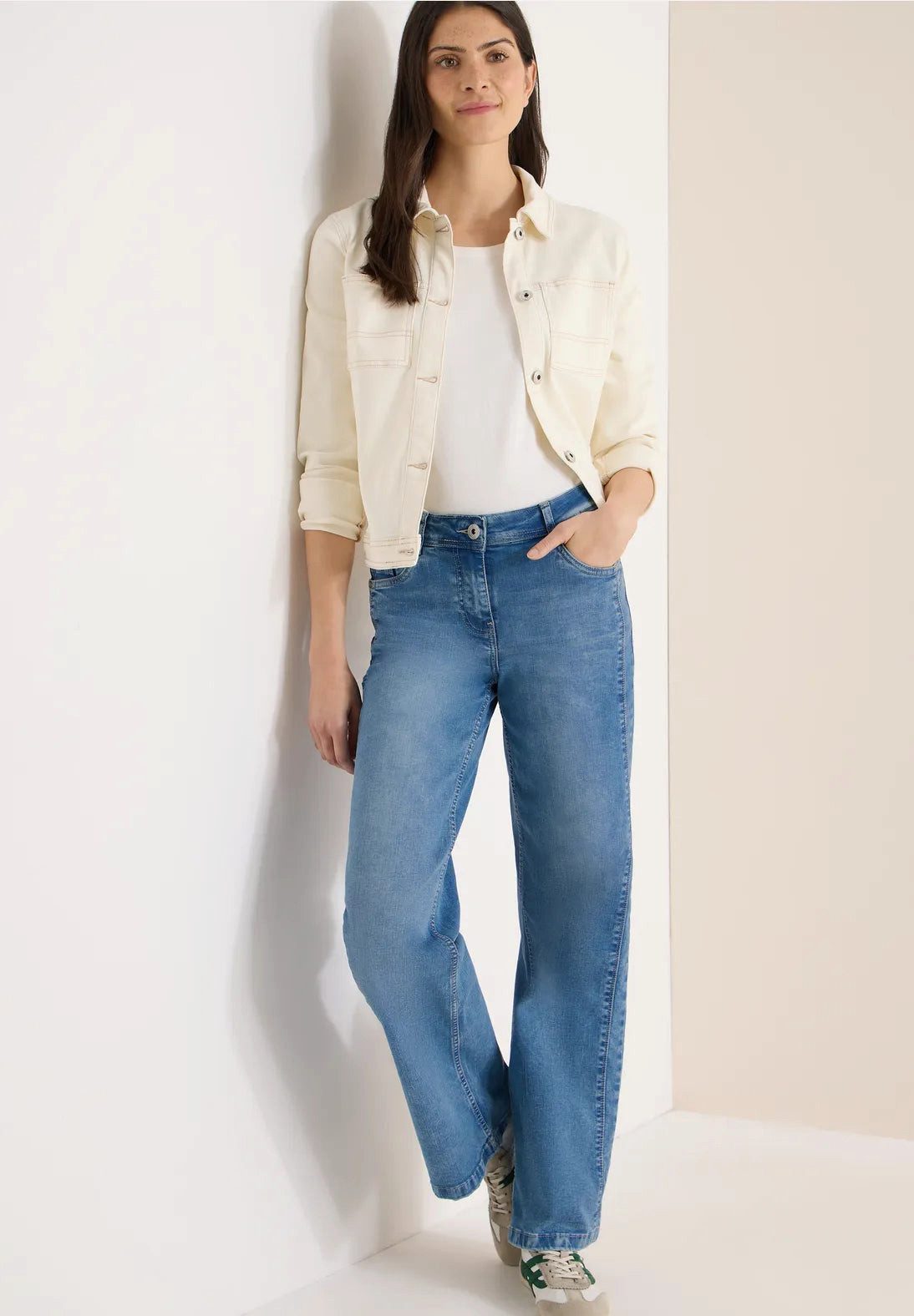 CECIL Weite Jeans Wide Leg Jeans Toronto (1-tlg) günstig online kaufen