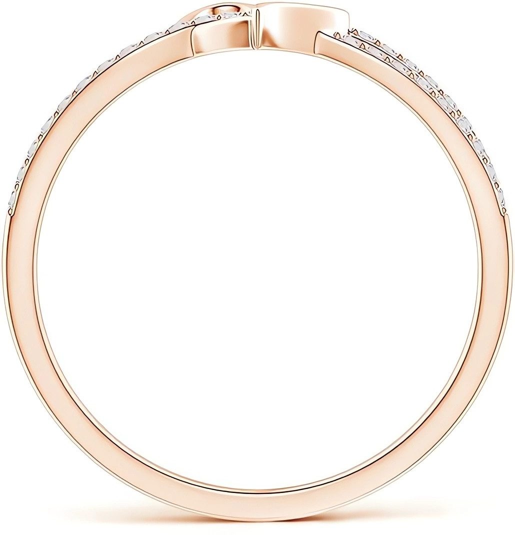 Jumpeak Diamantring Eheringe Gold 585,Diamant Ring,Goldener Ring Damen,Labordiamant, D/E VVS/VS,Geschenk zum Hochzeitstag Frau,Engagement Ring,Ring Frauen