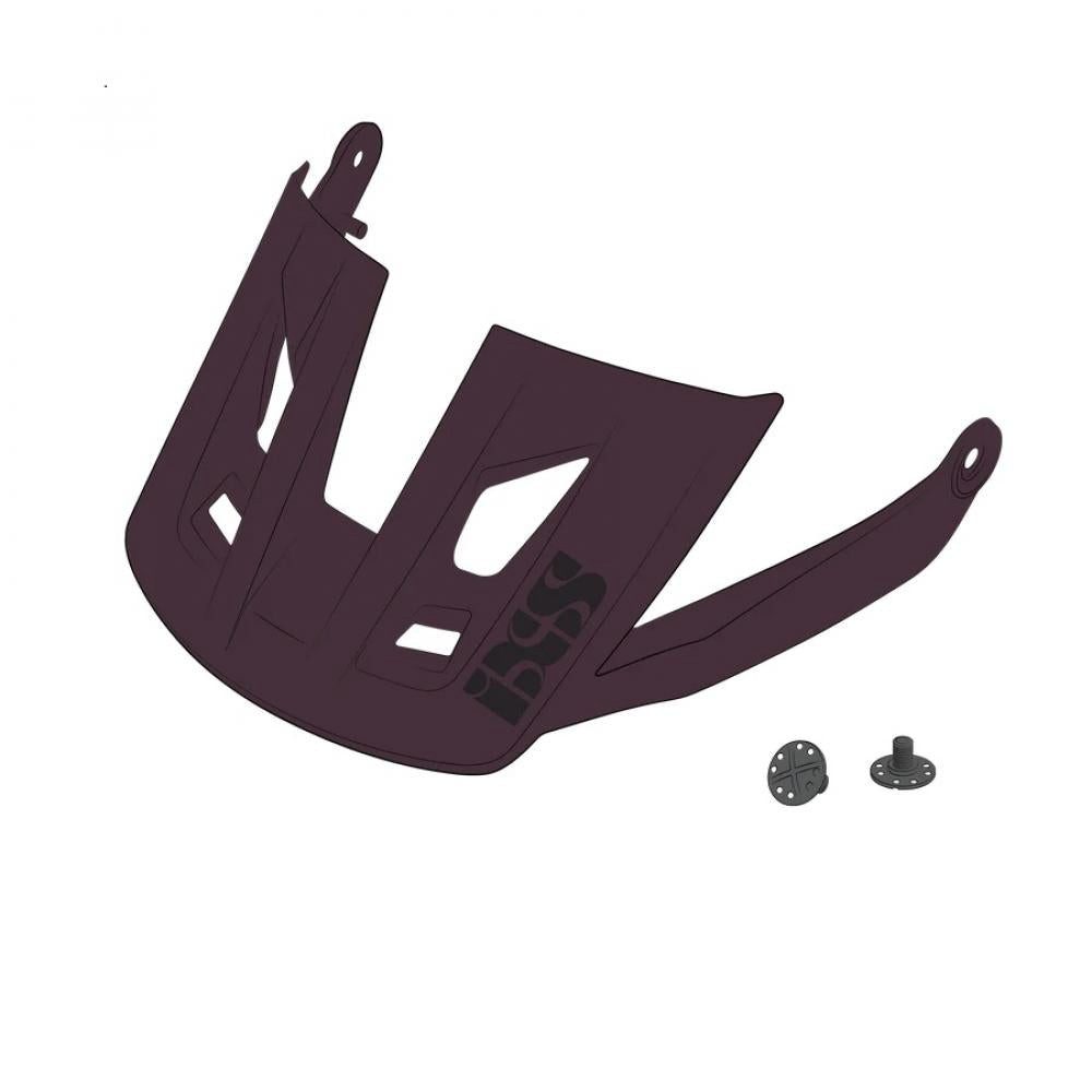 IXS Fahrradhelm IXS Sports Division iXS Visor + Pins Trigger AM S/M Raisin - Ersatzvis
