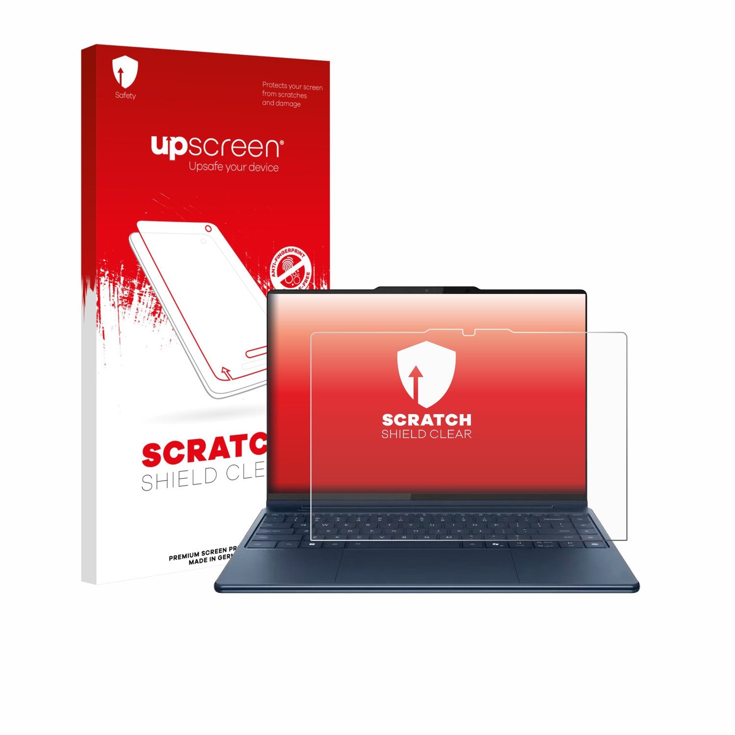 upscreen Displayschutzfolie Schutzfolie für Lenovo Yoga Pro 9i Gen 10 Aura Edition 16" Touch, Displayschutz Schutz Folie Klar Transparent