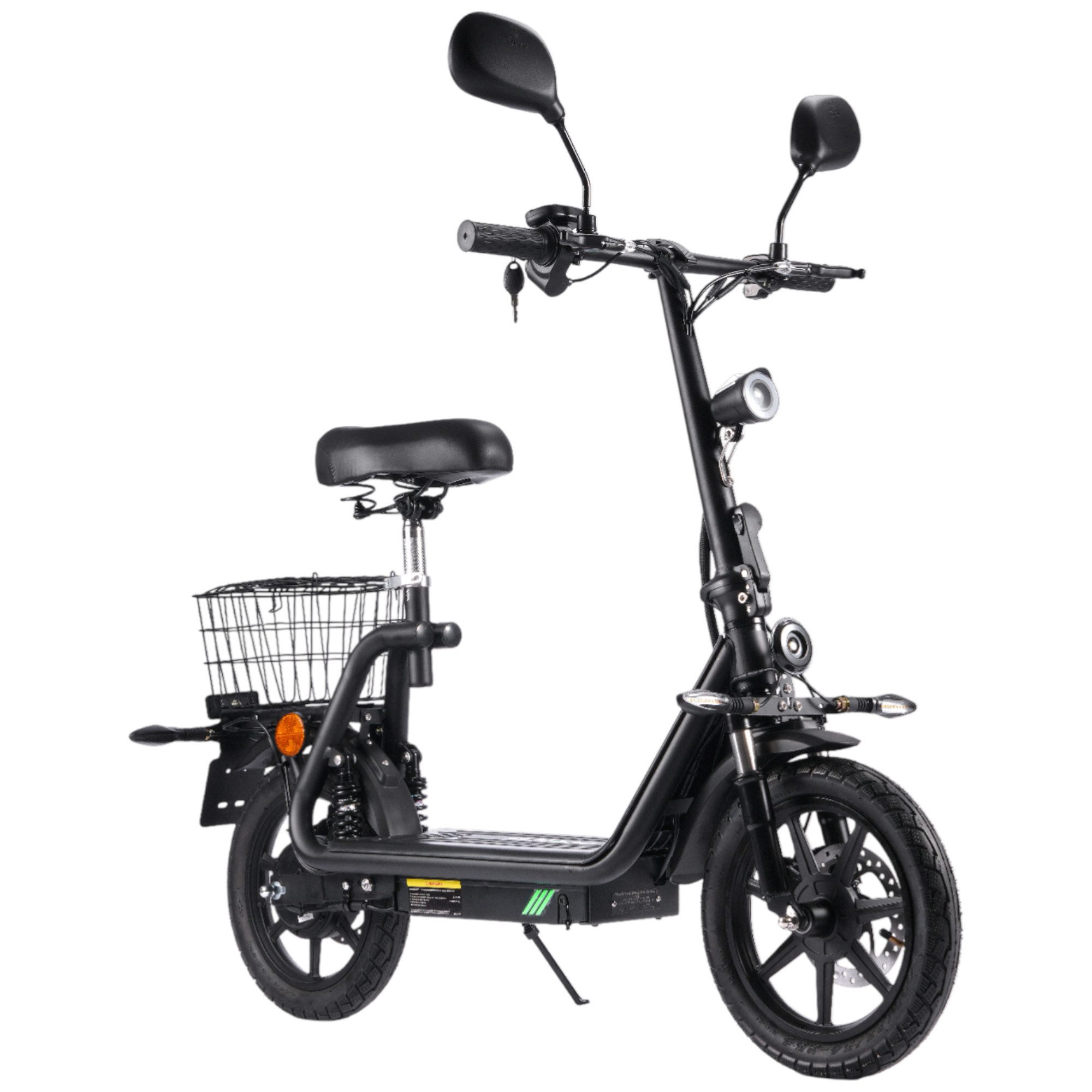 ENEWAY E-Scooter City Floh-S Elektroroller 20 km/h, 20 km/h, (Set), mit Straßenzulassung, Blinkervorbereitung direkt verbaut