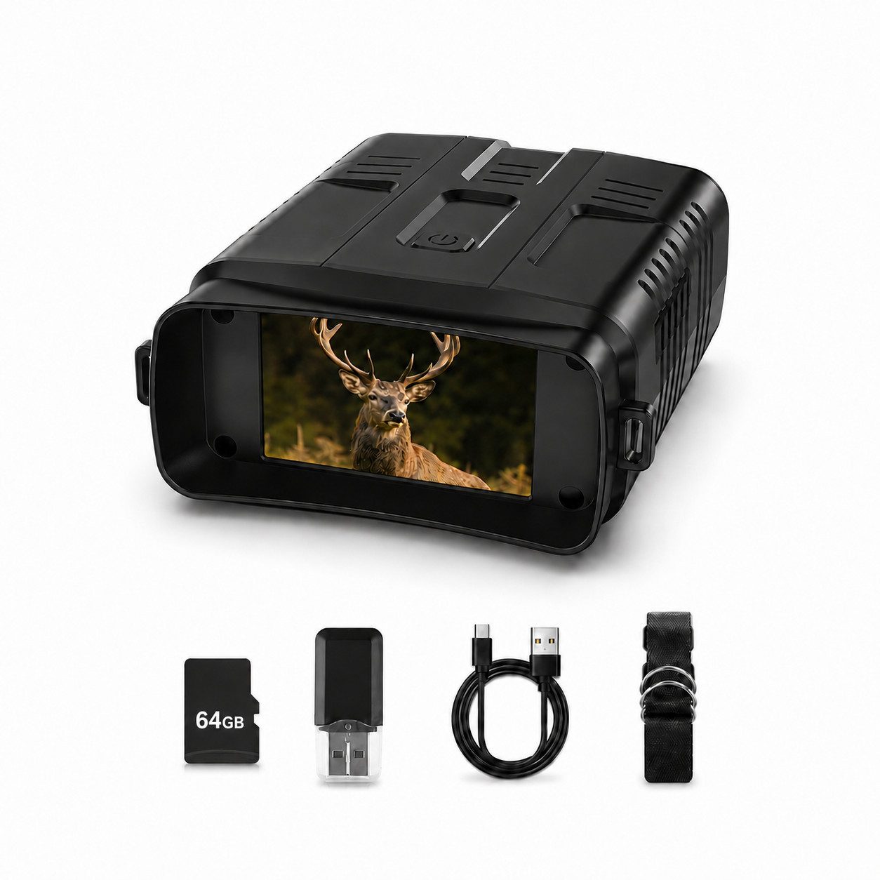 Tekoo Nachtsichtgerät Digitales Nachtsichtgerät 4K, 800m Sicht, 10x Zoom & 850nm IR, 4K Video & 42MP Fotoauflösung, 10-fach Digitalzoom