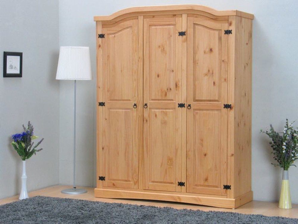 ebuy24 Kleiderschrank New Mexico Kleiderschrank 3-Trg. günstig online kaufen