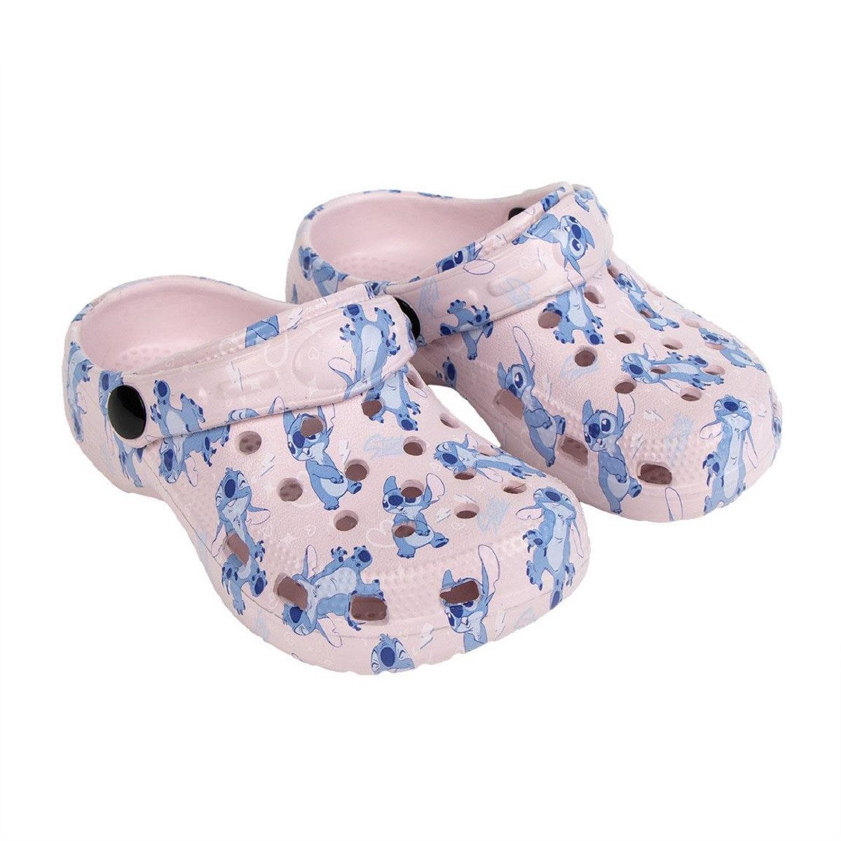Lilo & Stitch Kinder Clogs Sandale mit Fersenriemen und rutschfester Sohle Hausschuh