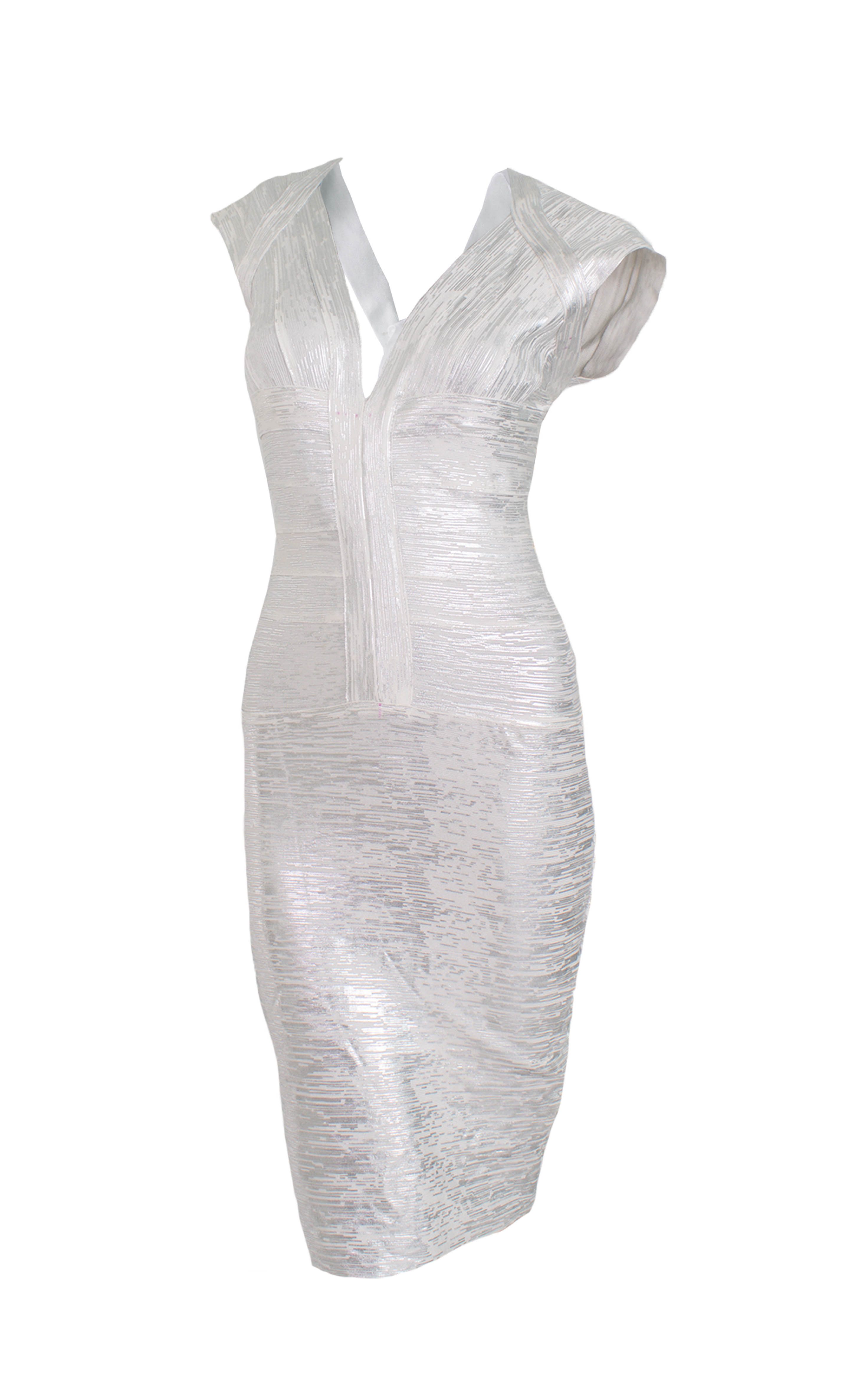 Passioni Cocktailkleid Metallic Bandagekleid günstig online kaufen