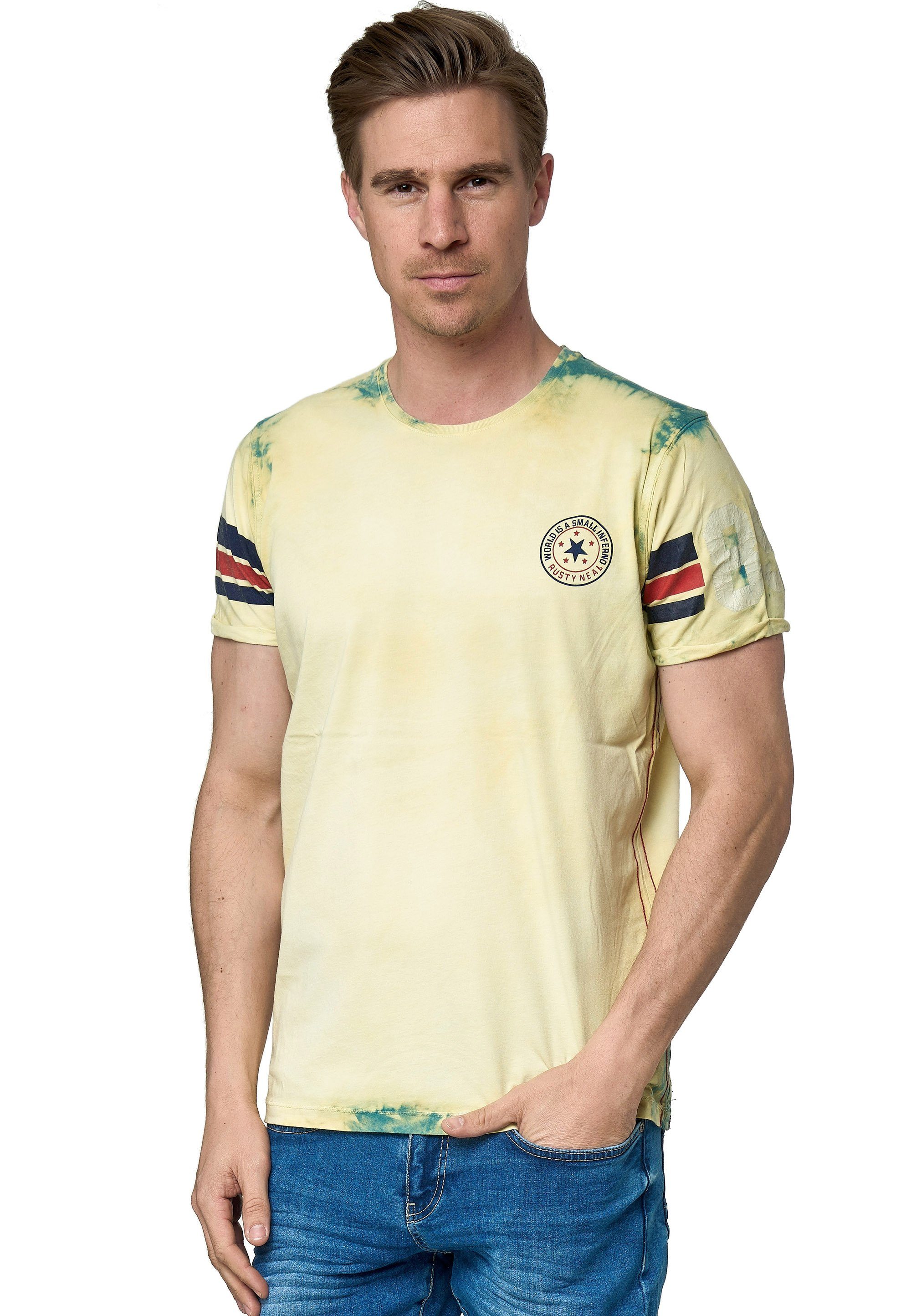 Rusty Neal T-Shirt, mit coolem Logo-Print günstig online kaufen