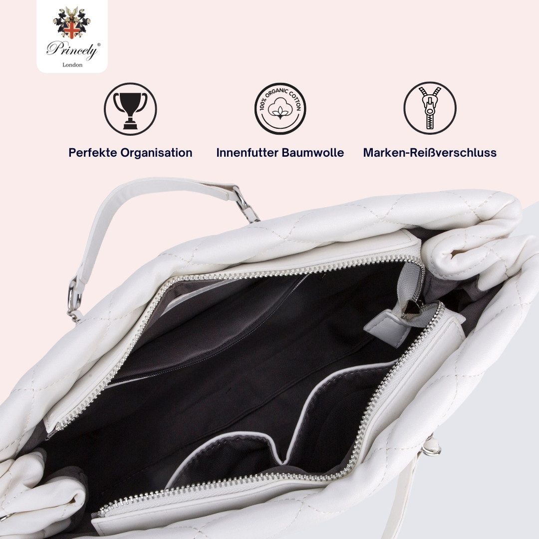 Princely London Schultertasche Emily – Elegante Tasche für Damen für Alltag & Abend