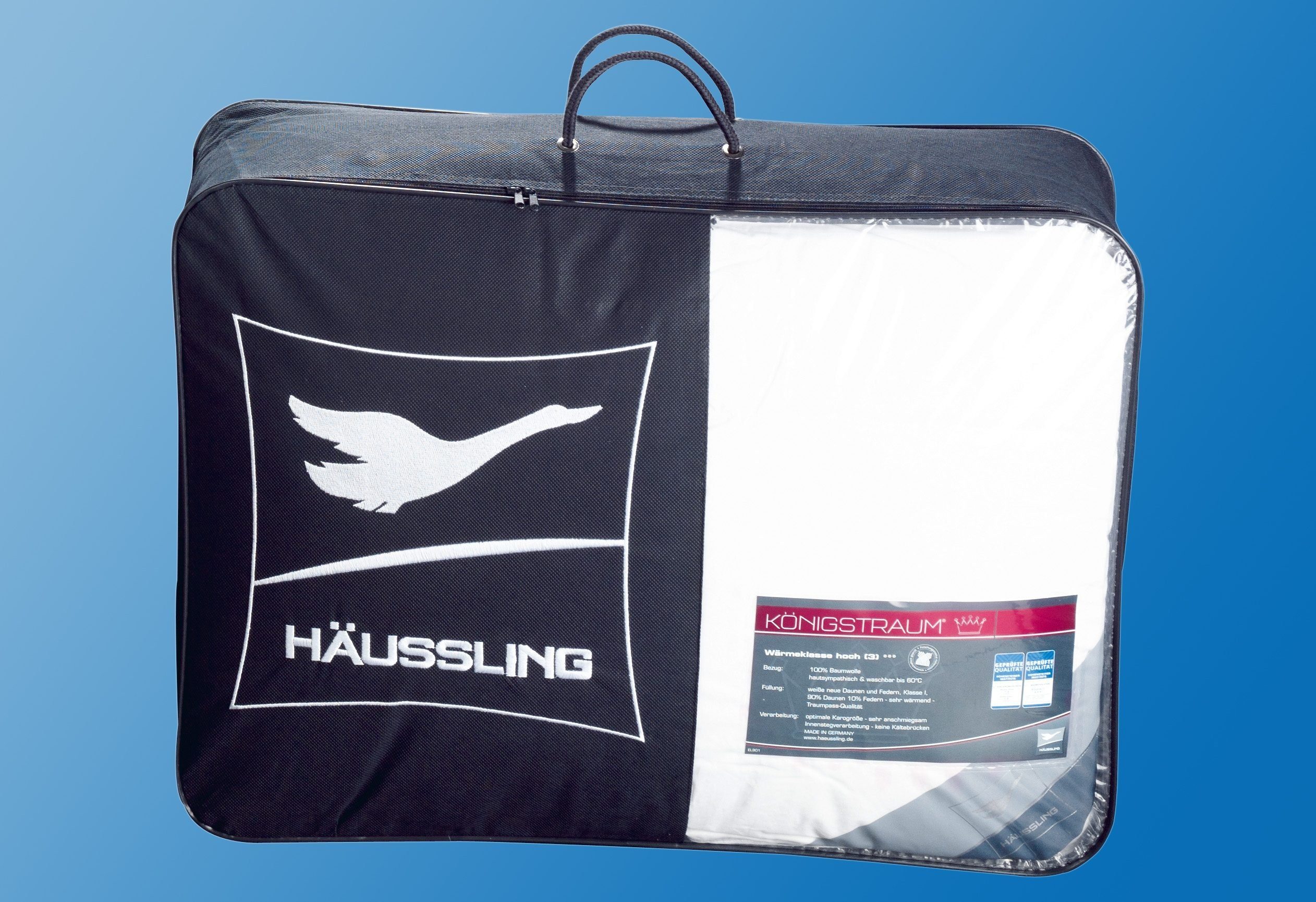 Haeussling Federkopfkissen Königstraum, Füllung: 70% oder 85% Federn günstig online kaufen