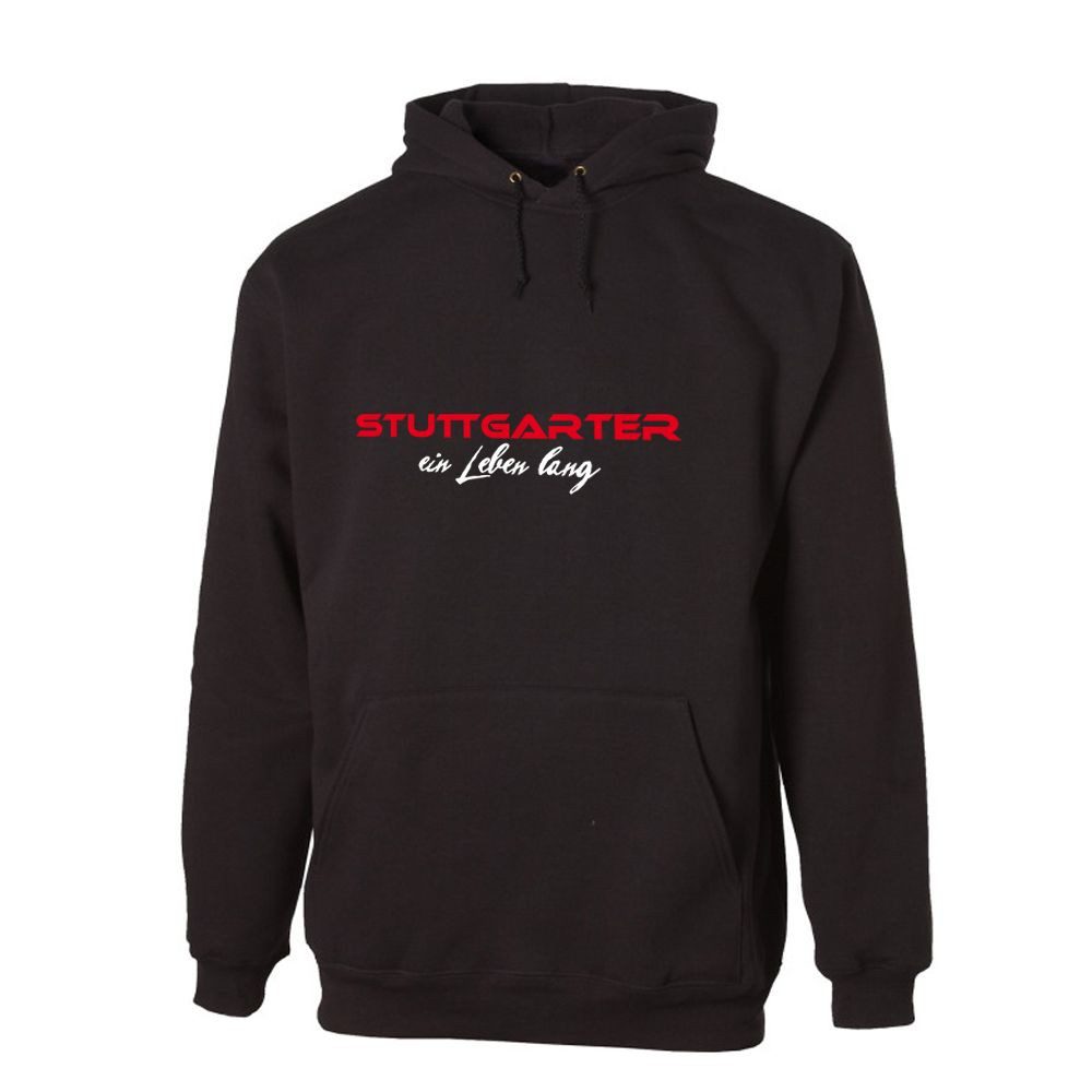 G-graphics Hoodie Stuttgarter ein Leben lang Unisex Pullover mit einem Motiv für den echten Fan