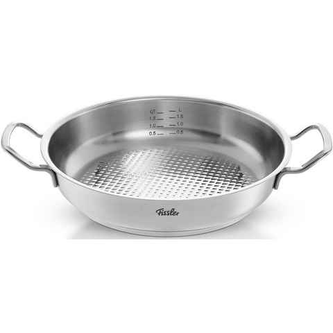 Fissler Servierpfanne ORIGINAL-PROFI COLLECTION®, Edelstahl 18/10 (1-tlg), mit breitem Schüttrand, Kaltmetallgriffen. Made in Germany, Induktion