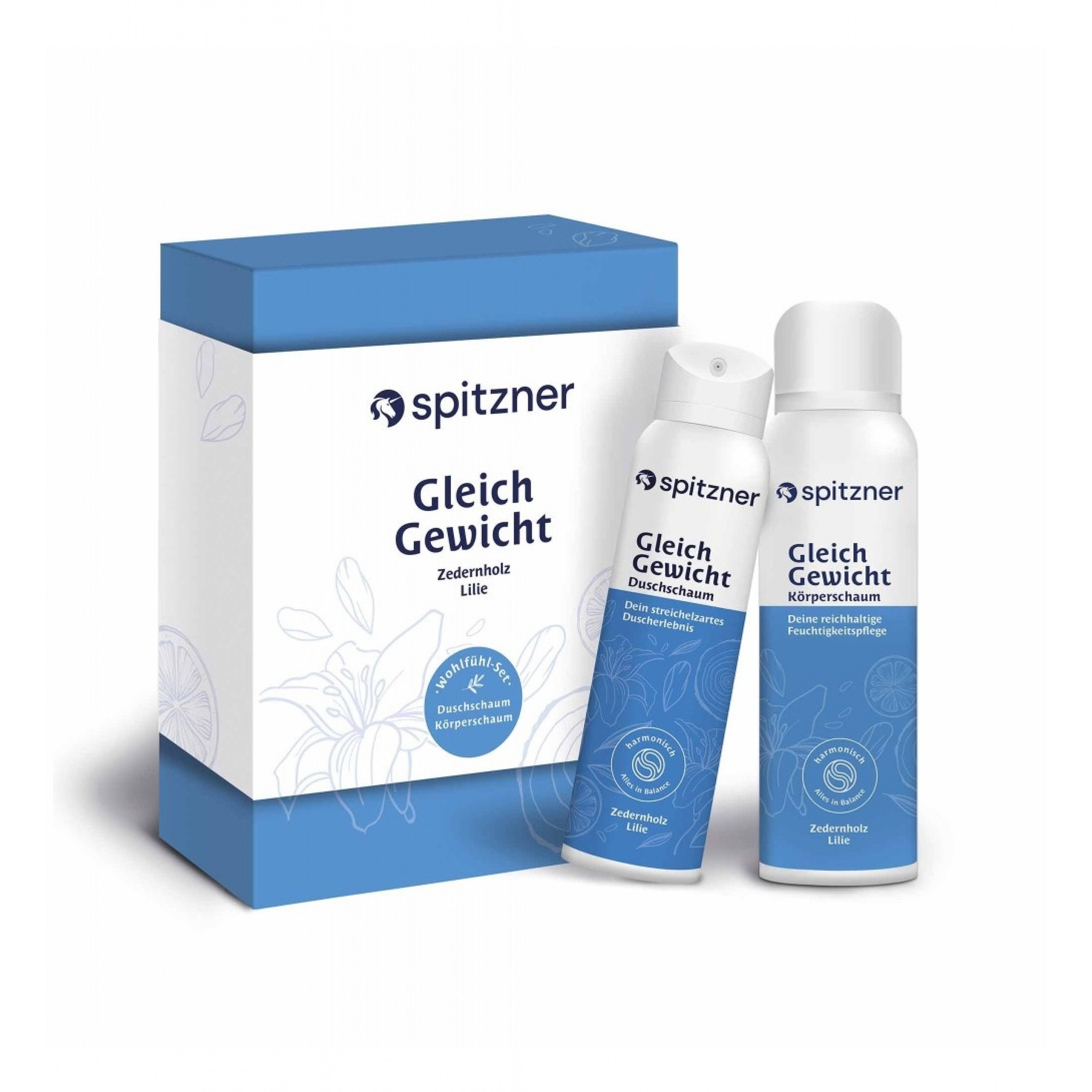 Sauna-Aufgussset Spitzner Geschenkset GleichGewicht mit Duschschaum Körperschaum und
