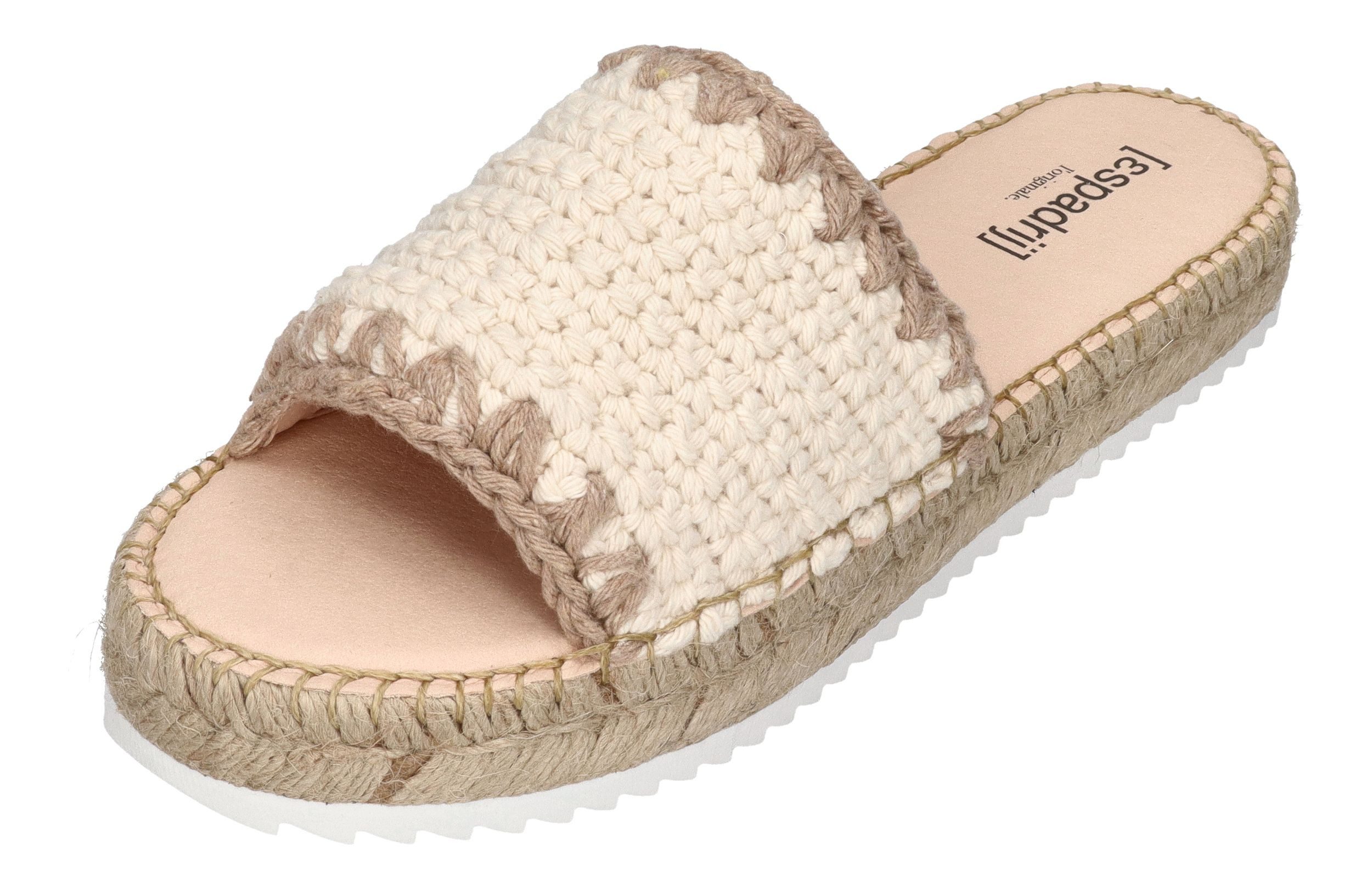 espadrij l´originale PLAGE CHROCHET HIGH Pantolette günstig online kaufen