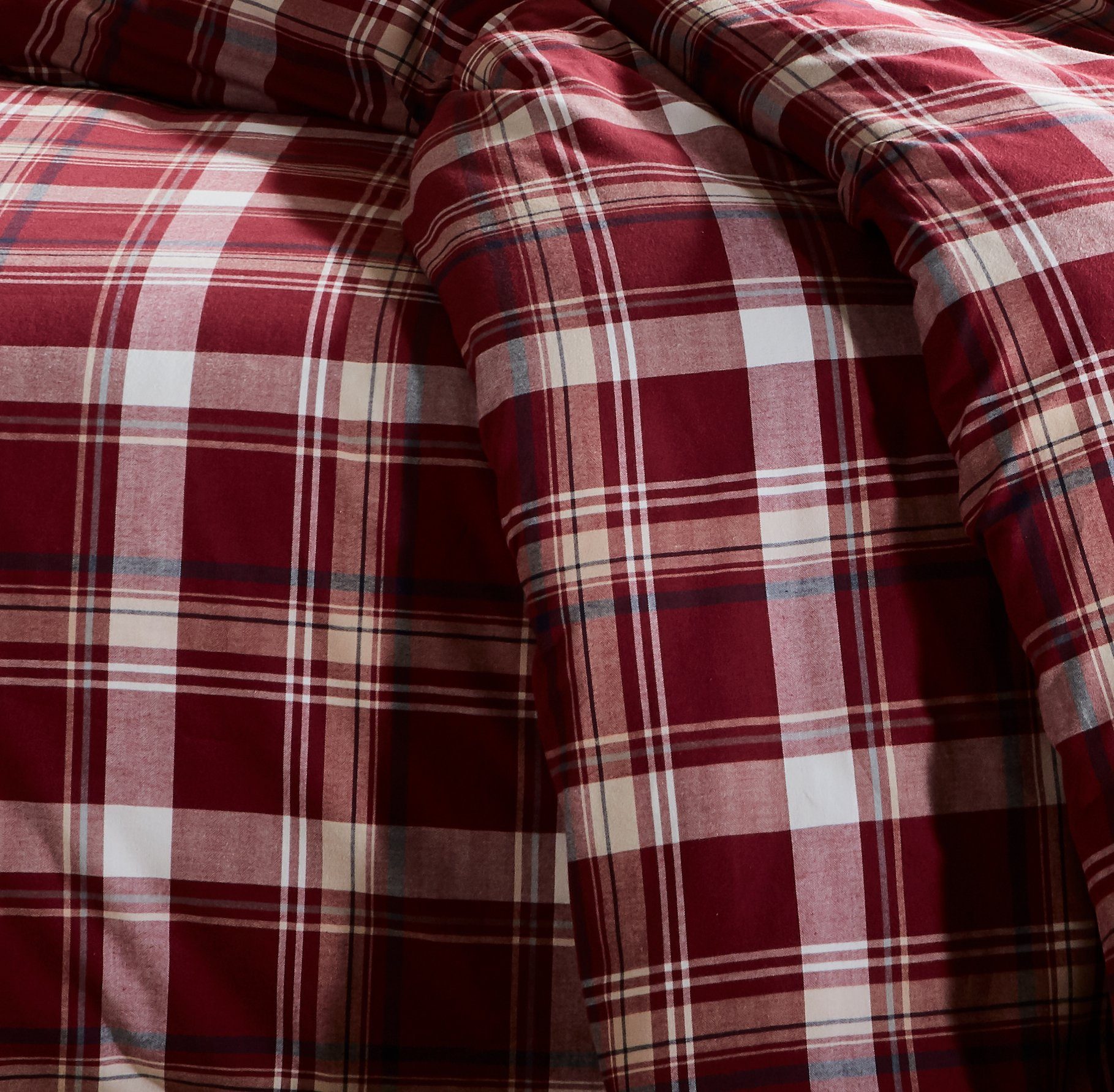 BETTWAESCHE-MIT-STIL Bettwäsche Karo Feinflanell Bettwäsche Aspen, günstig online kaufen