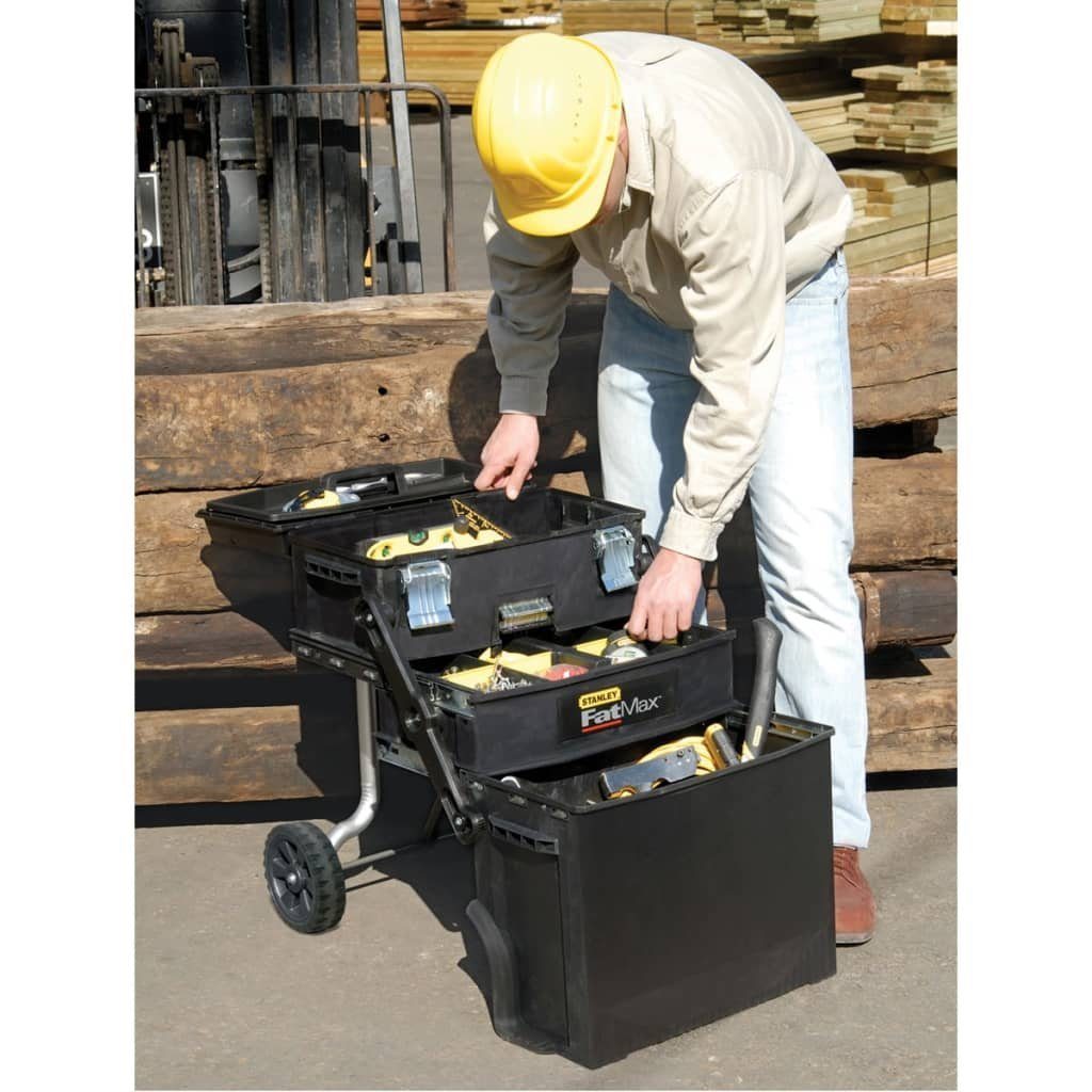 STANLEY & Werkstatt1-94-210 Stanley FatMax rollende Cantilever Werkzeugbox by Decker Black