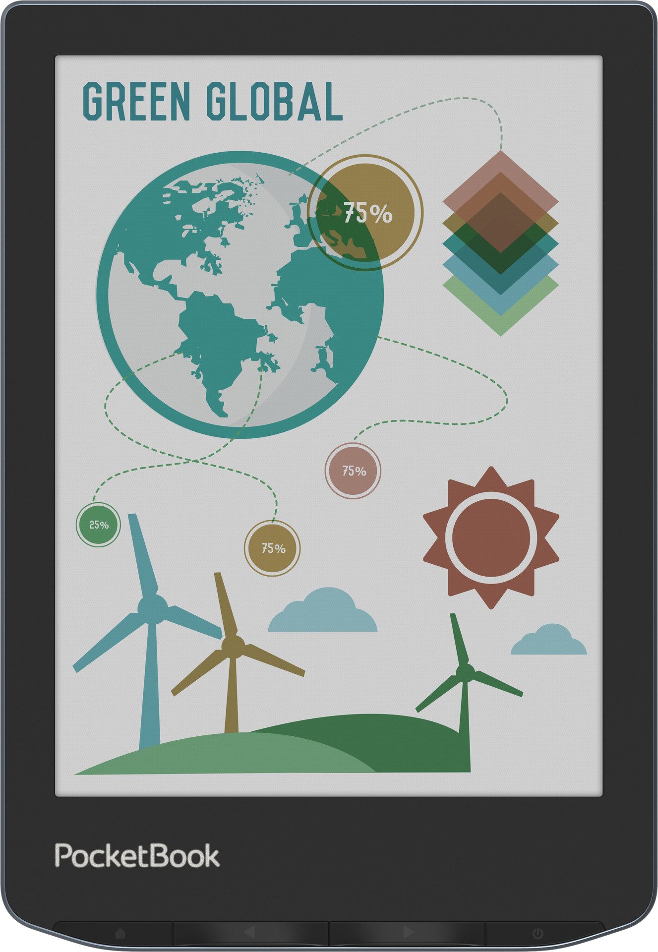 PocketBook Verse Pro Color - DACH-Version E-Book (6", 16 GB, Linux)