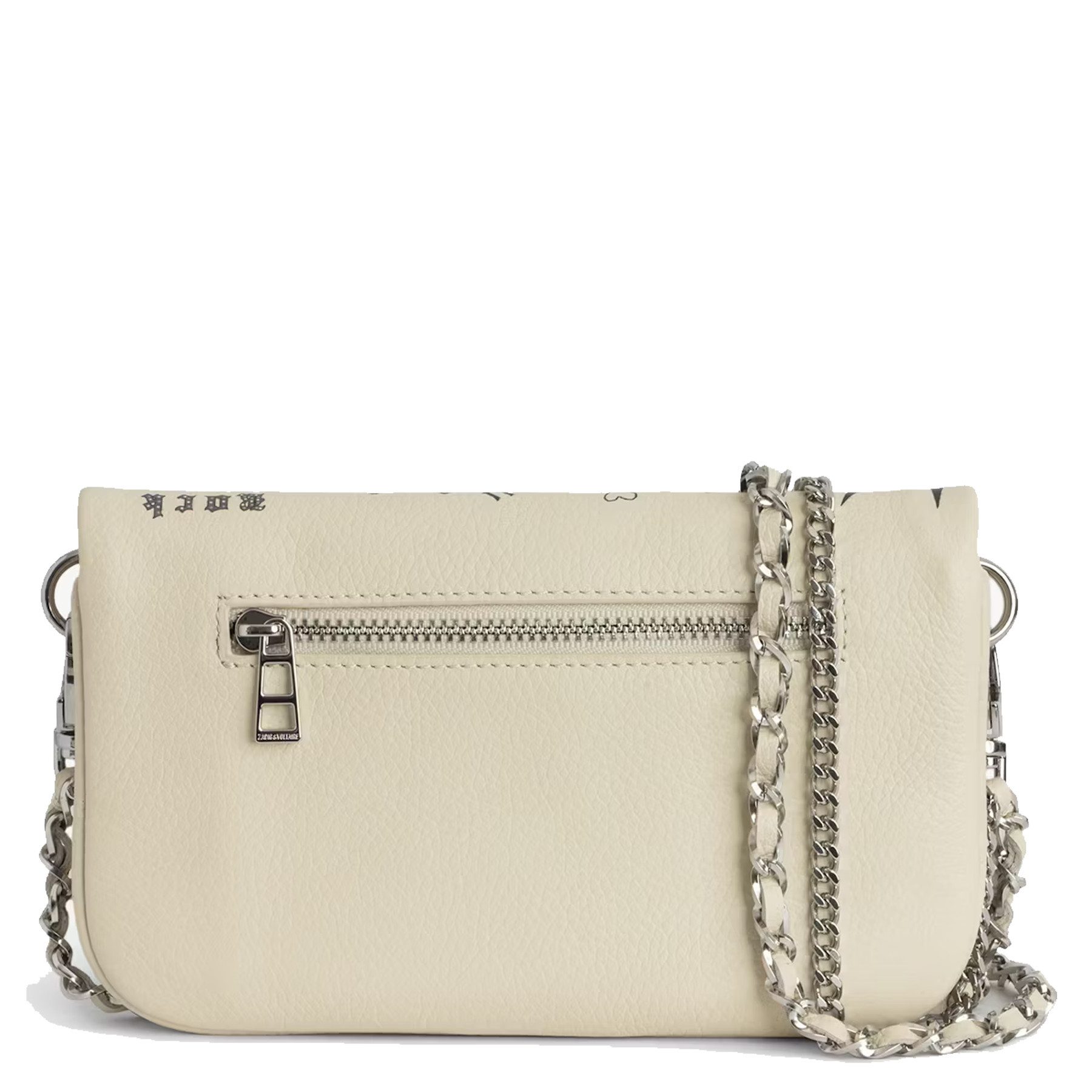 ZADIG & VOLTAIRE Umhängetasche ZADIG&VOLTAIRE Tasche ROCK NANO LOVE TAG aus Leder - Beige