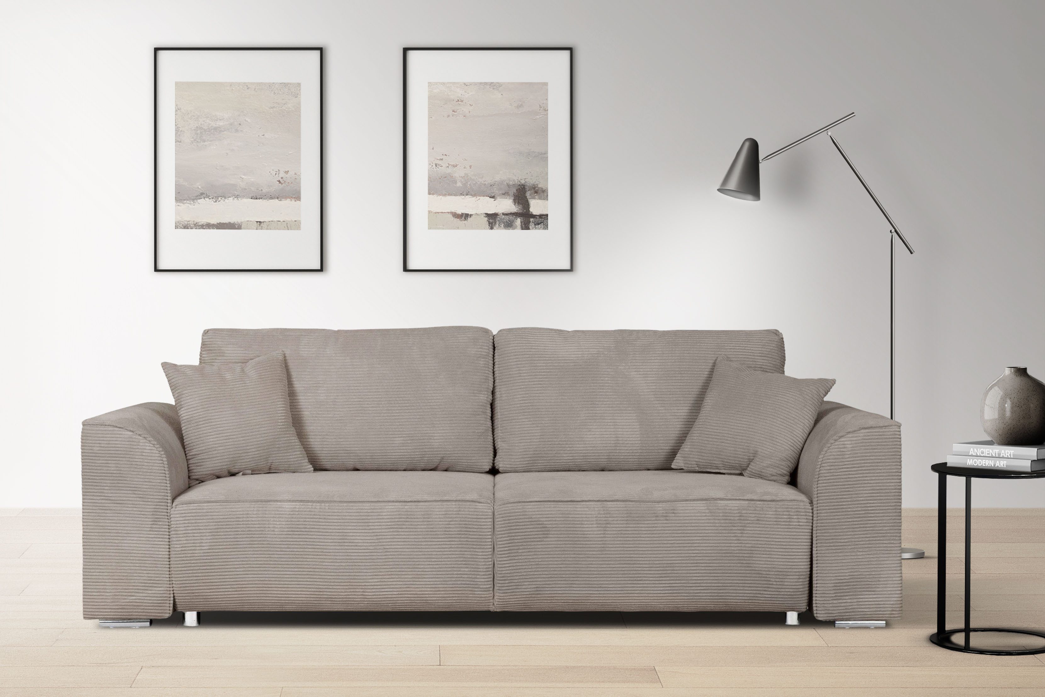 OTTO home 3-Sitzer "BEATRICE auch als Schlafsofa mit Bettkasten, B/T/H 250/ günstig online kaufen