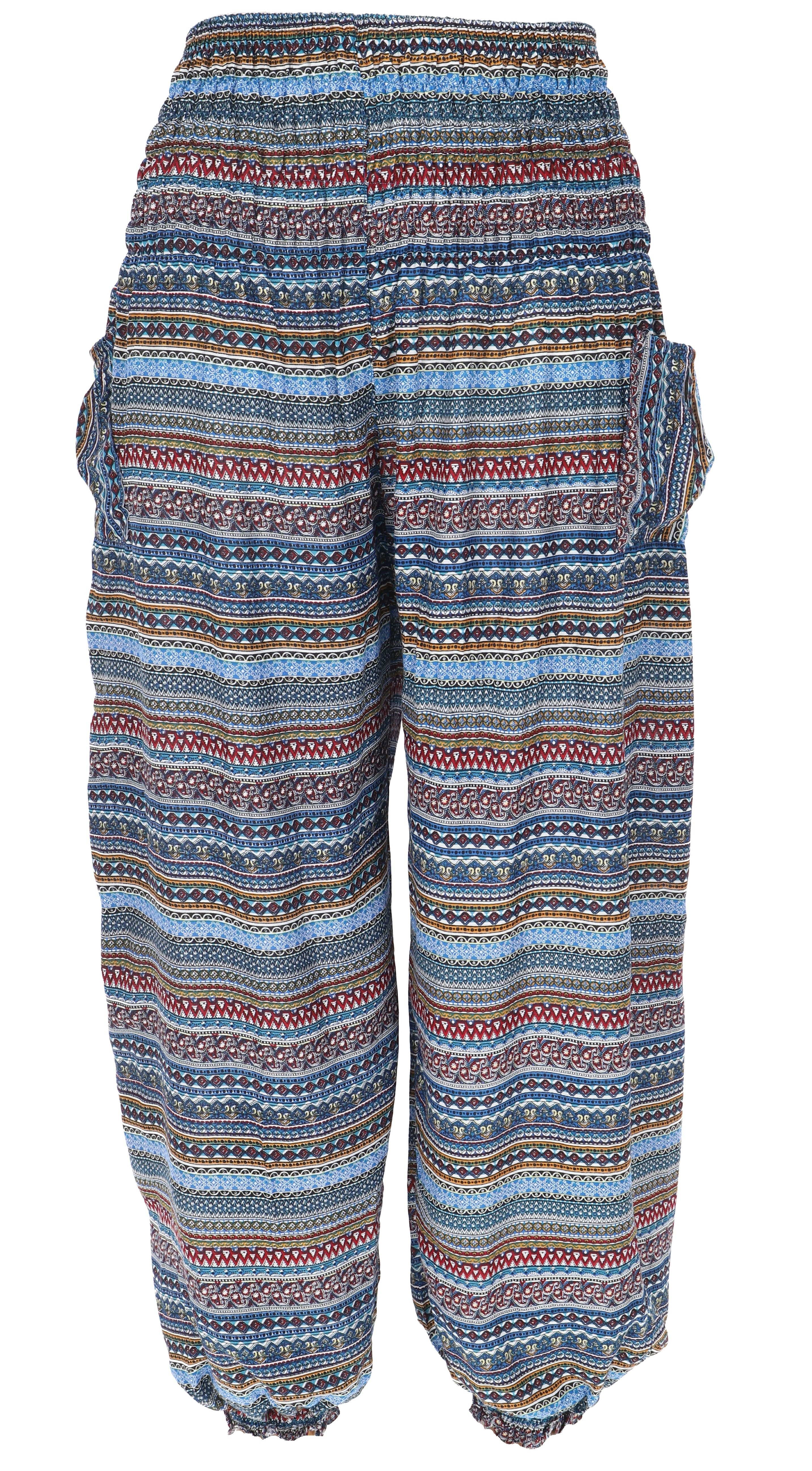 Guru-Shop Relaxhose Luftige Pluderhose, Sommerhose, Yogahose günstig online kaufen