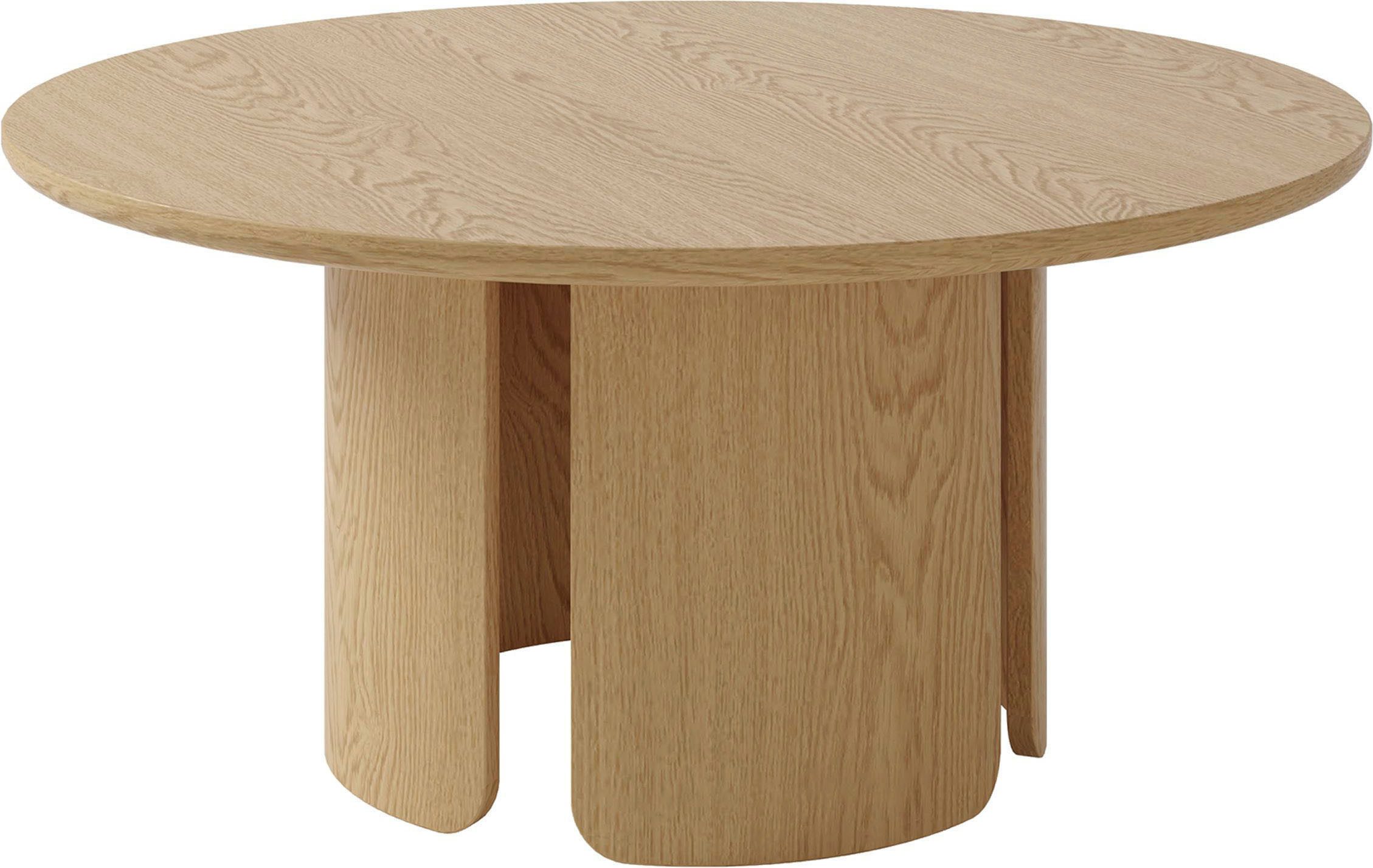 SCHÖNER WOHNEN-Kollektion Couchtisch MOLDE (1-St), 80 cm, mit variabel montierbarem Untergestell