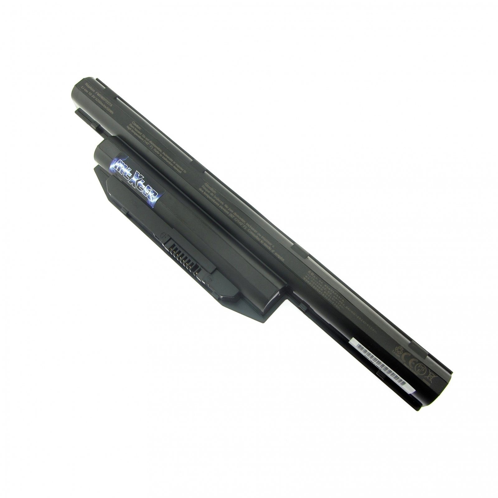 5200mAh 56 FUJITSU 10.8V, vPro LifeBook MTXtec Laptop-Akku, LiIon, (LiIon) Lithium-Ionen S904 Wh, 6 Zellen, für Akku