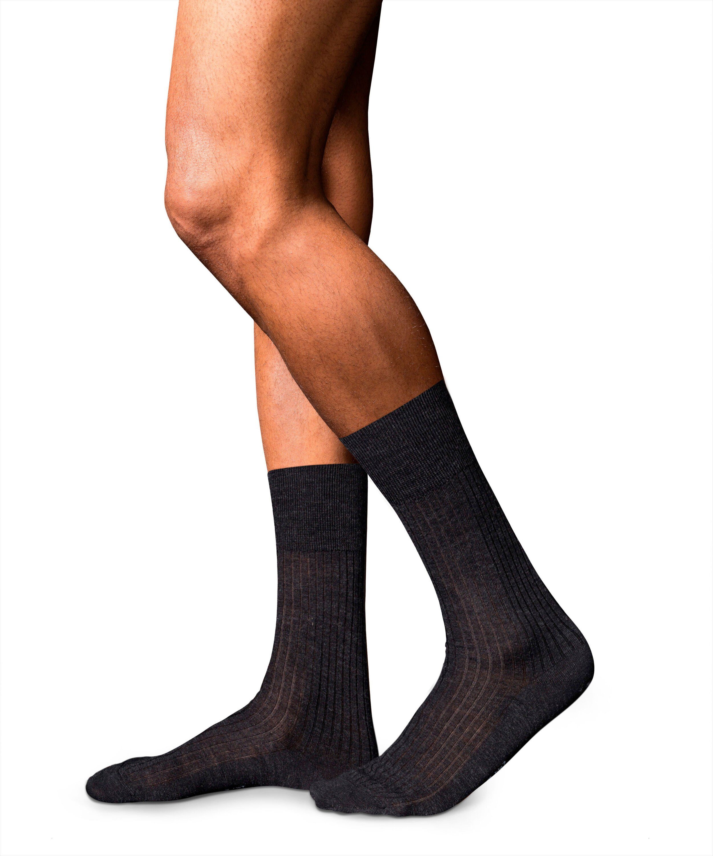 FALKE Socken No. (3080) Merino 7 Finest anthra.mel (1-Paar)