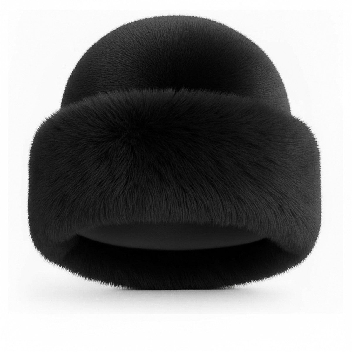 simaranda Fellimitatmützen Damen Mütze 601 Schwarz günstig online kaufen