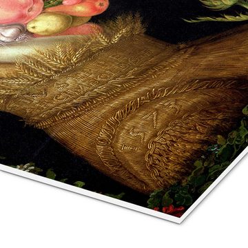 Posterlounge Forex-Bild Giuseppe Arcimboldo, Der Sommer, 1573, Malerei