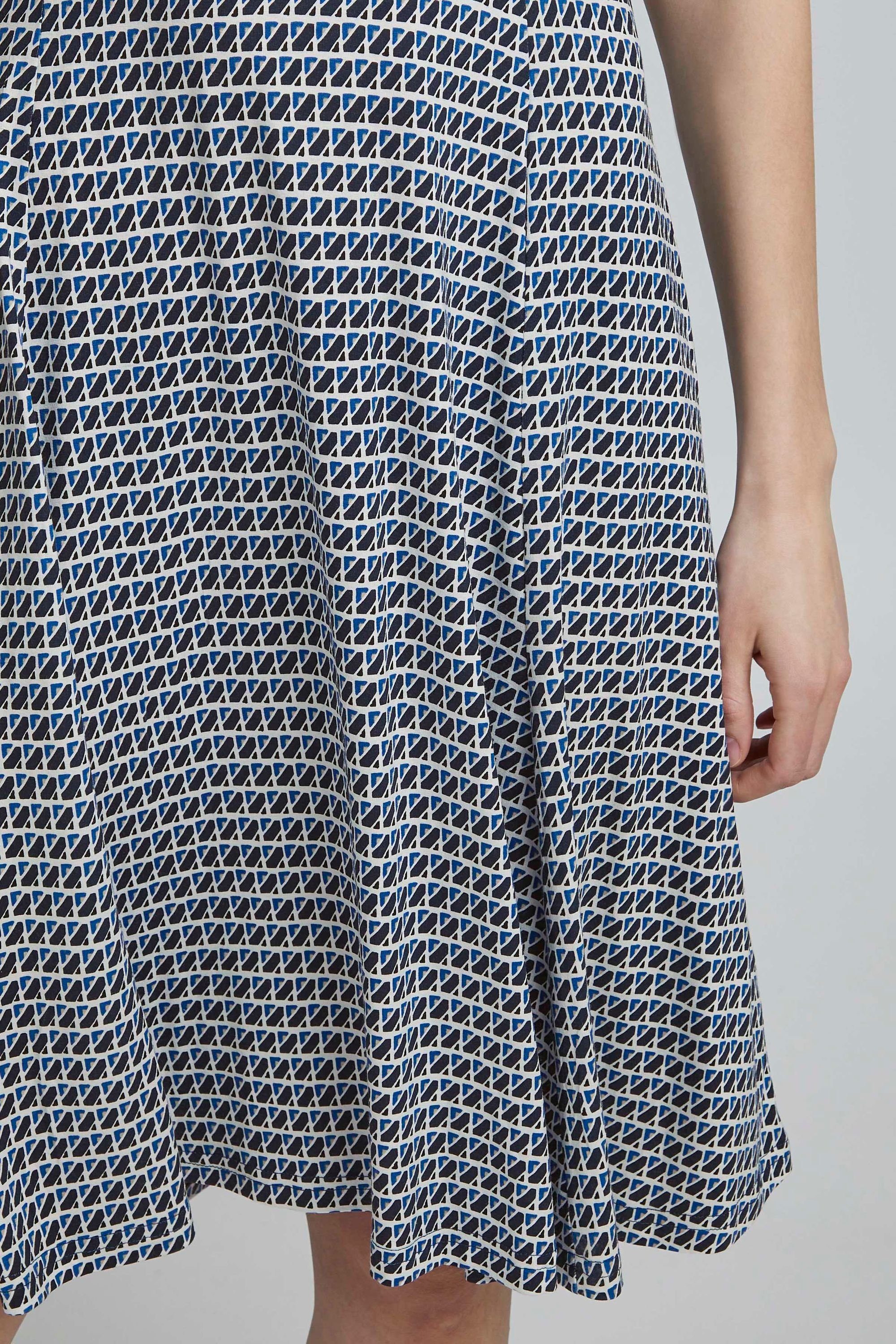 Jerseykleid Graphic fransa - Fransa 1 Blue FRFEDOT Dress Nebulas Mix