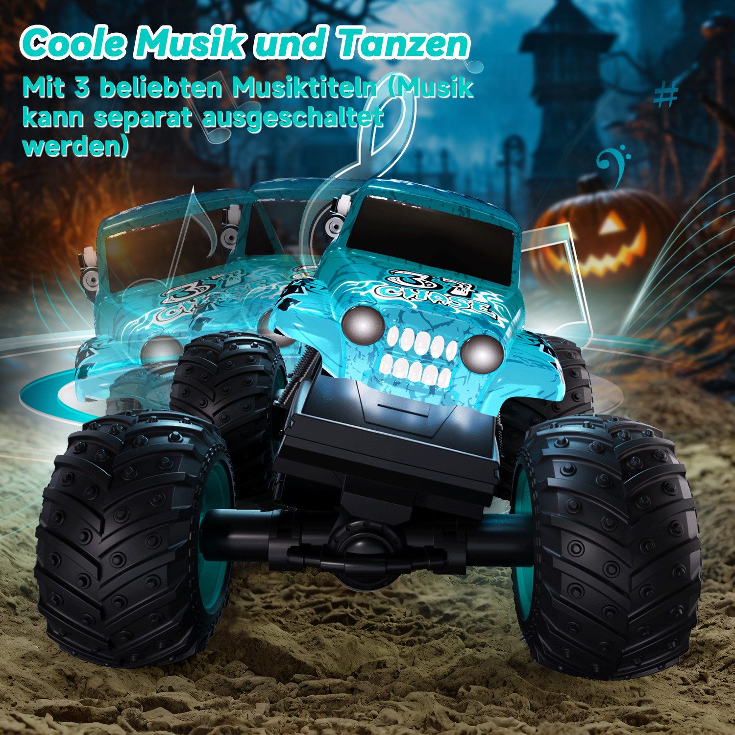 Esun RC-Auto Ferngesteuert Monstertruck, 20KM/H Tomb Digger Monster Truck m günstig online kaufen