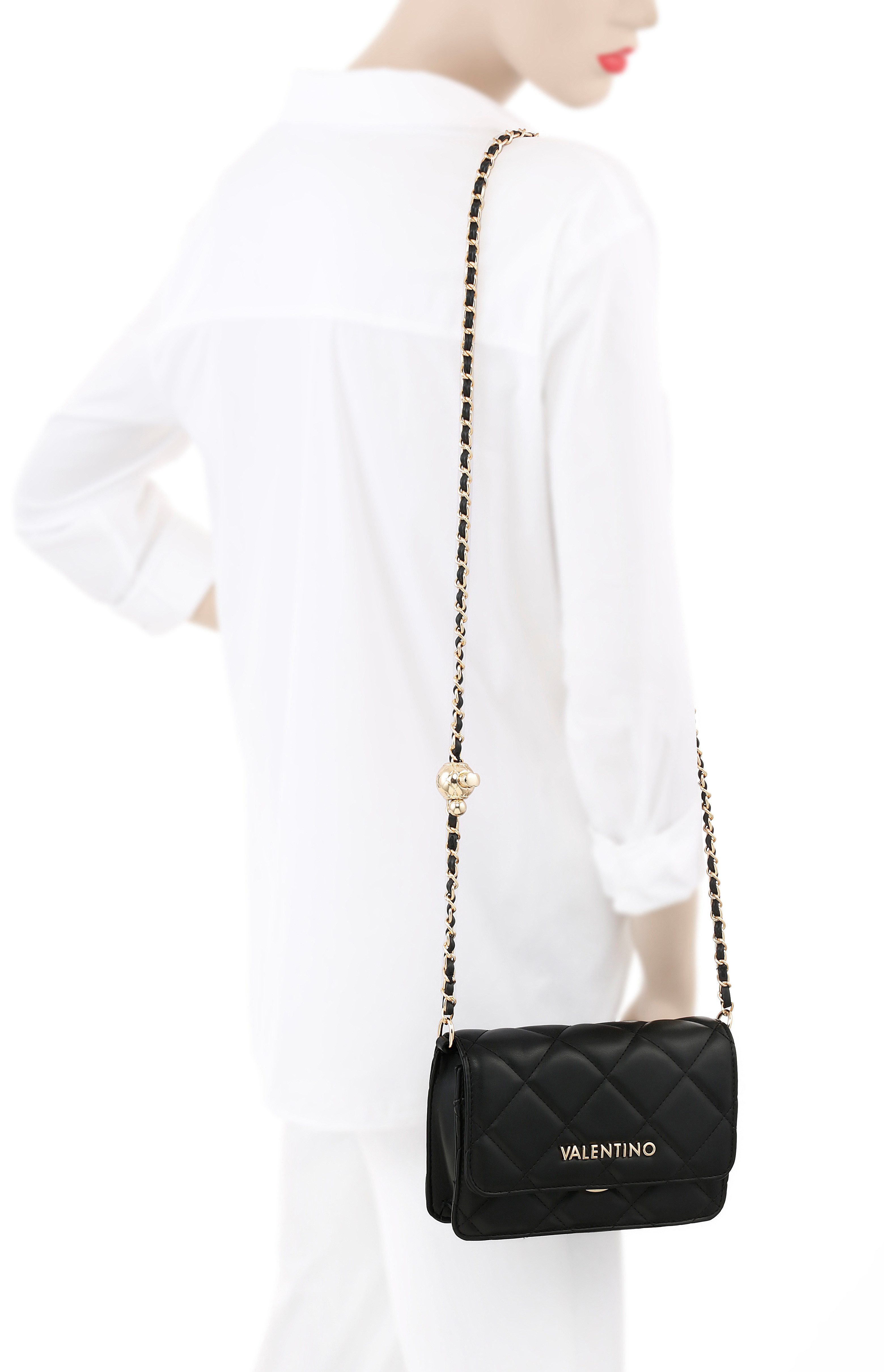 VALENTINO BAGS Umhängetasche FLAP BAG OCARINA, Schultertasche Handtasche Damen Mini Bag