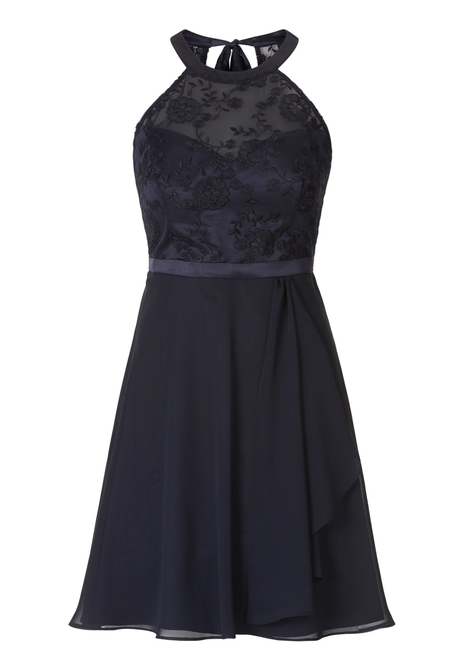 Mont Vera (1-tlg) Mont Night Vera Minikleid VM Sky Volant mit