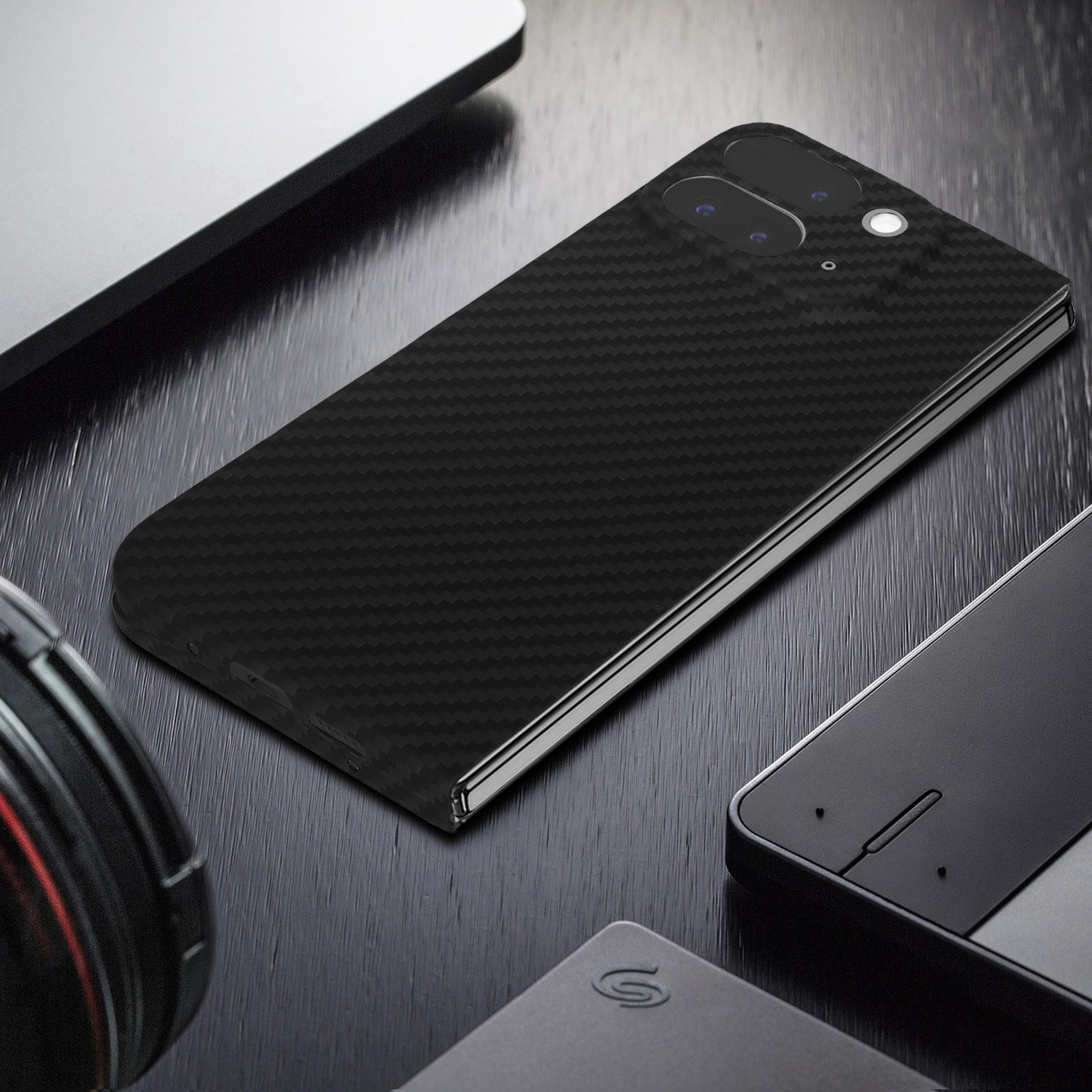kalibri Handyhülle Hülle für Google Pixel 9 Pro Fold, Aramid Handy Schutzhülle - Smartphone Cover Case
