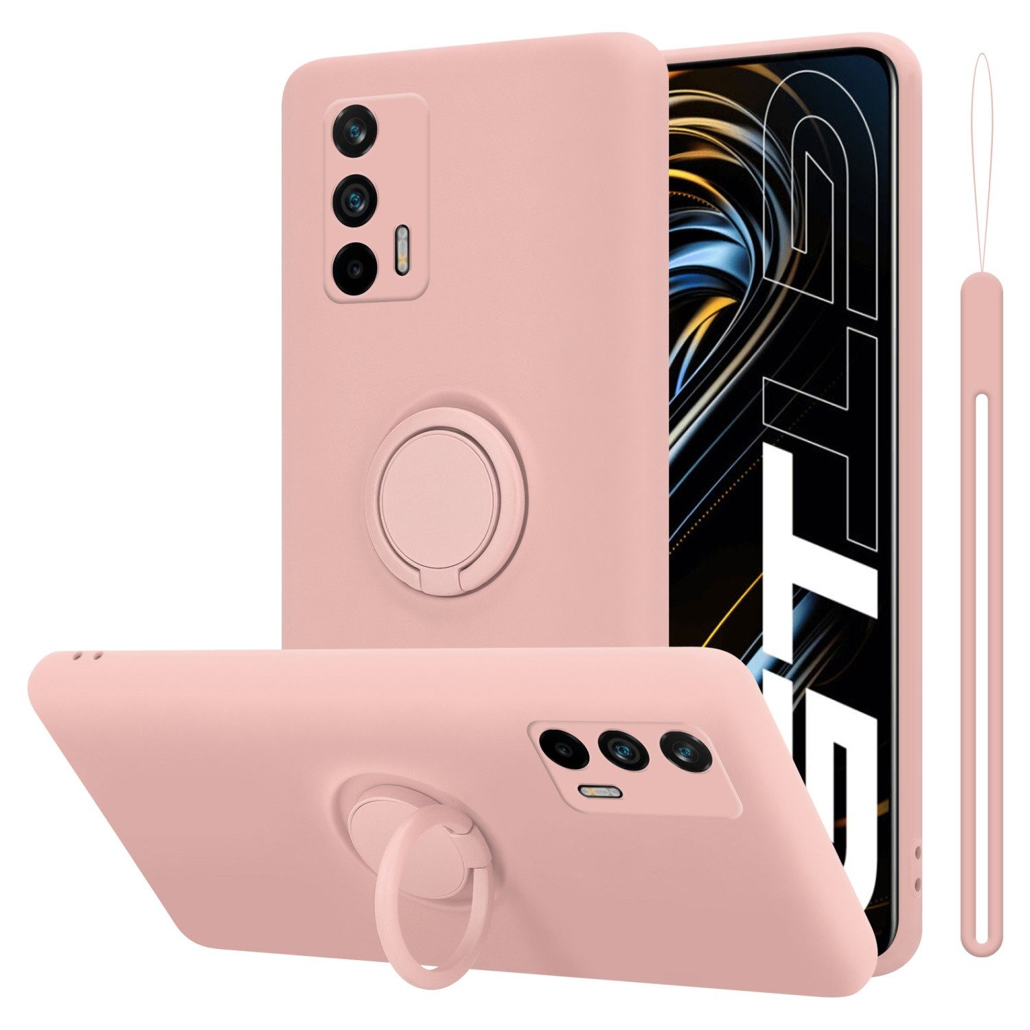 Cadorabo Handyhülle für Realme GT / GT Neo 2T / Q3 PRO Hülle Realme GT / GT Neo 2T / Q3 PRO, Robustes Hard Case - Handy Schutzhülle - Hülle - Back Cover Bumper