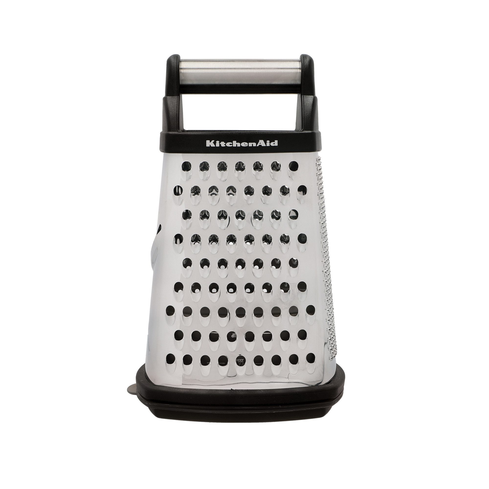 KitchenAid Küchenreibe KQG300OSOBE, Der Auffangbehälter passt in die Reibe und fängt die Reibereste auf.