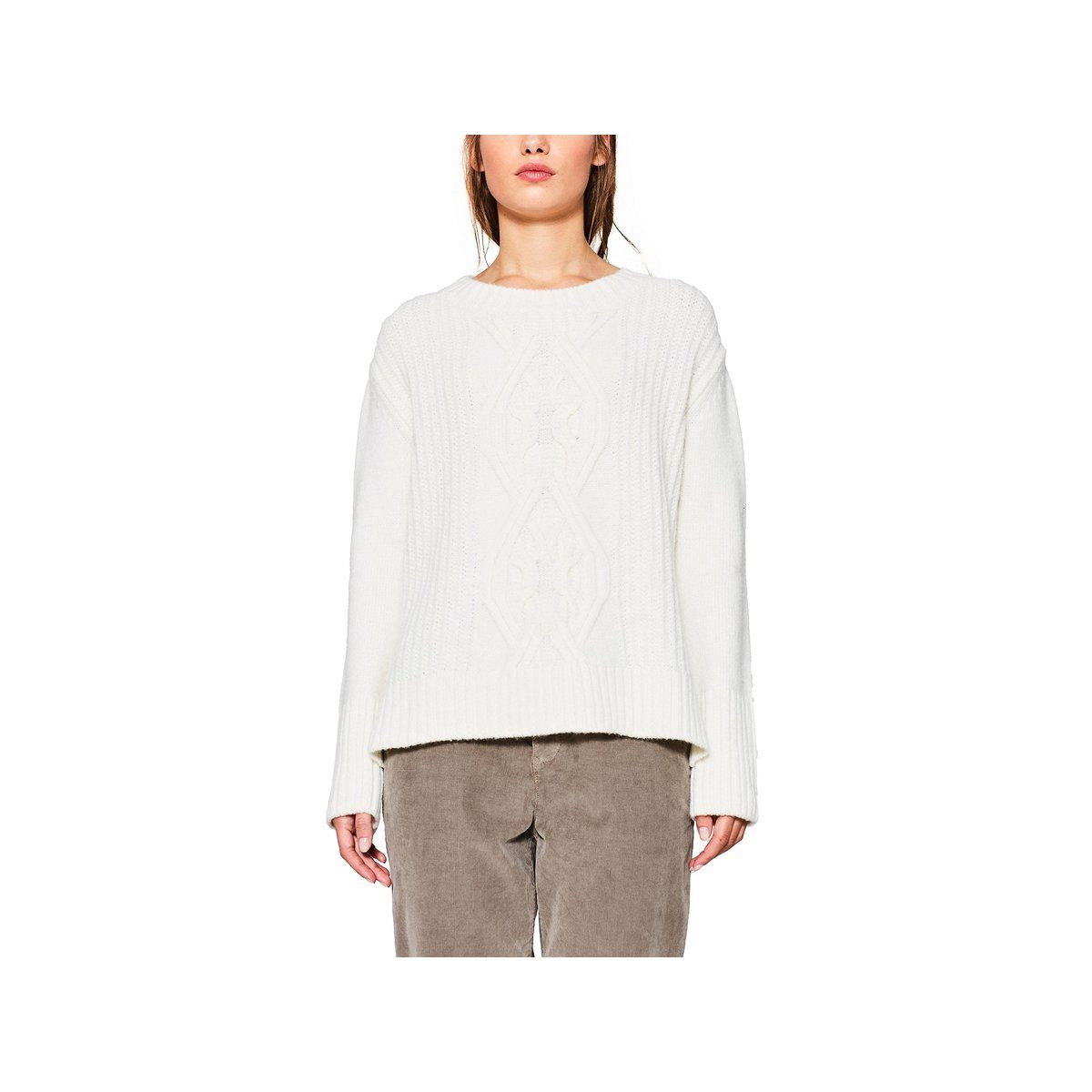 Esprit Sweatshirt offwhite regular (1-tlg)