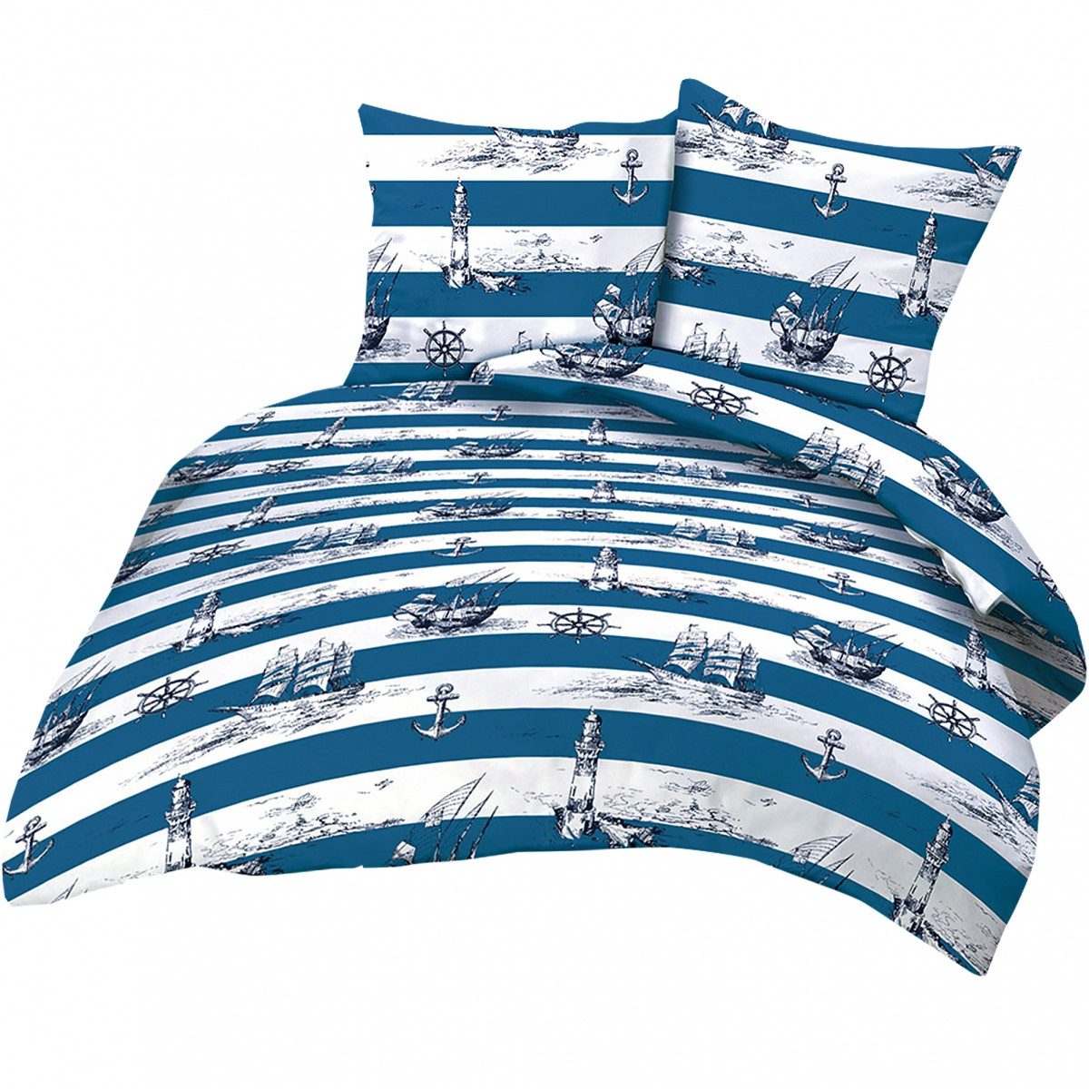 Heubergshop Bettwäsche, Seersucker, 2 teilig, 155x220cm günstig online kaufen