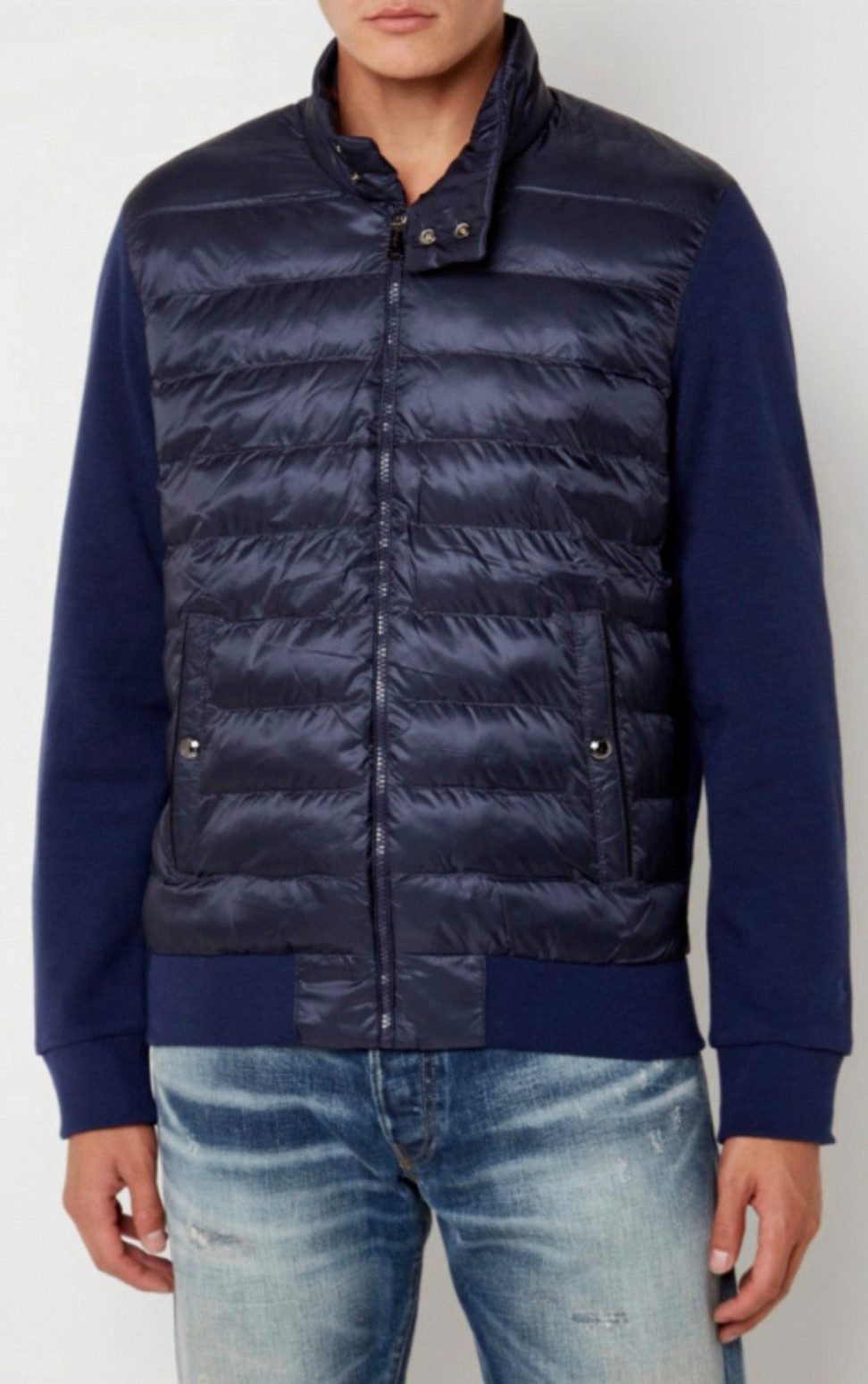 Polo Ralph Lauren Steppjacke Herren Gesteppte Jacke Blouson Bomber Gestepptes Vorderteil Isolierung mit Doppelstrick