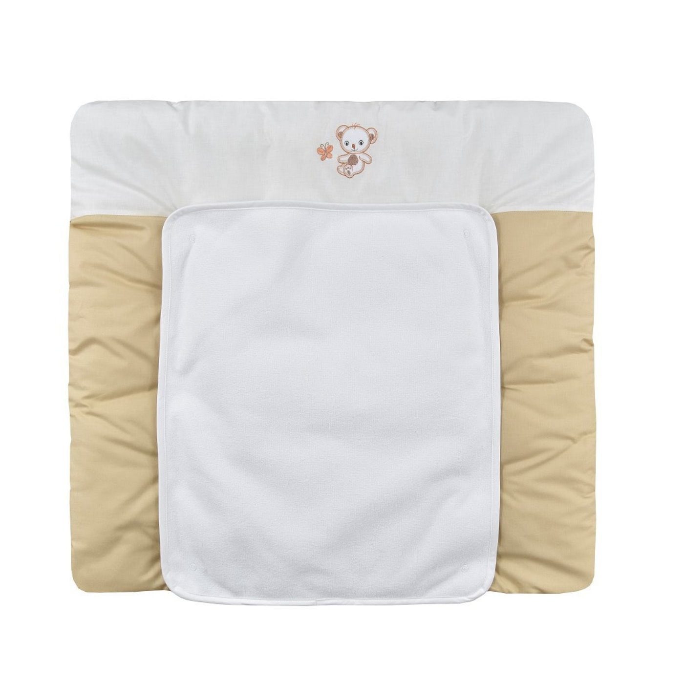 Baby-Delux Wickelauflage Baby Wickeltischauflage 70x75 cm, Wickelunterlage Abnehmbare Frotteeauflage, Waschbar, Weich Gepolstert