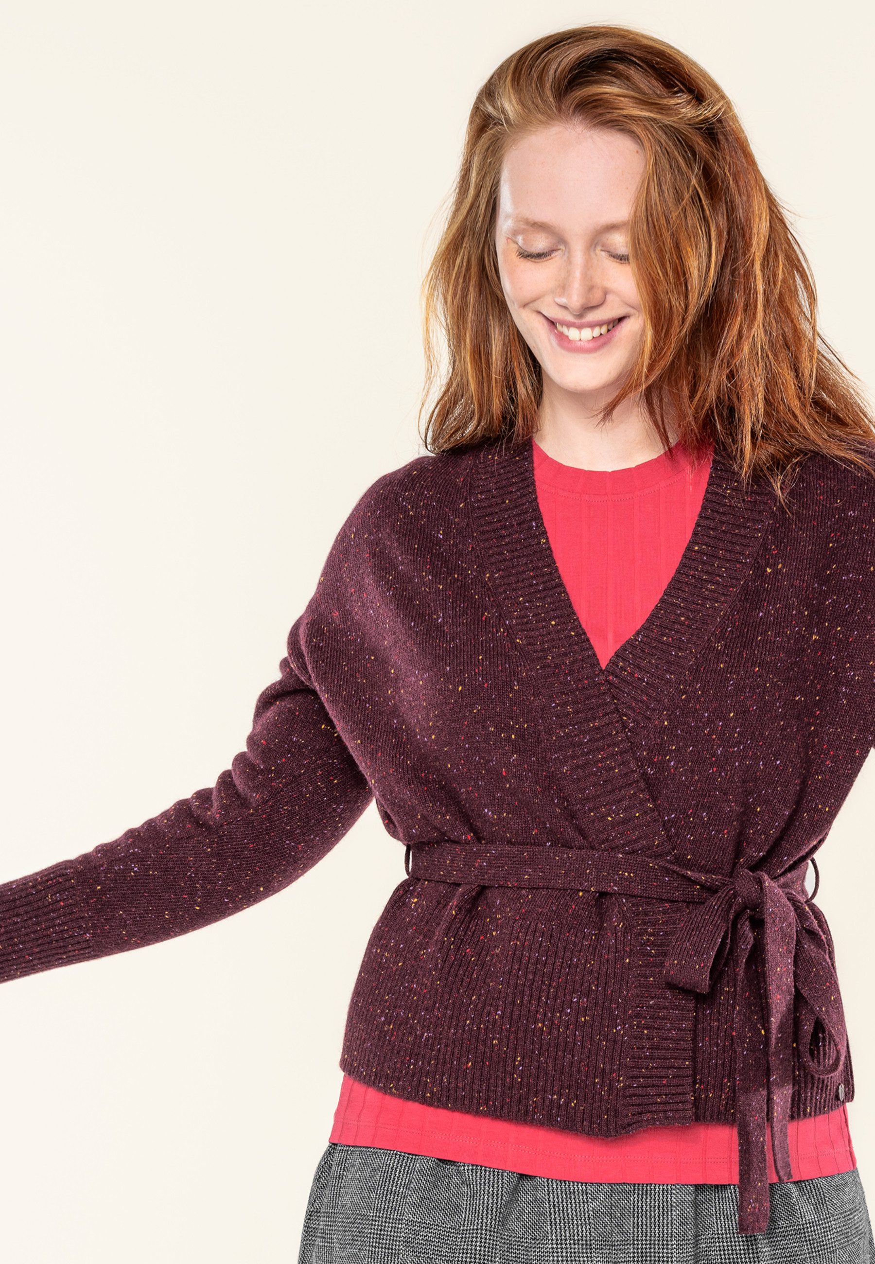 LIVING CRAFTS Strickjacke PACITA GOTS zertifiziert