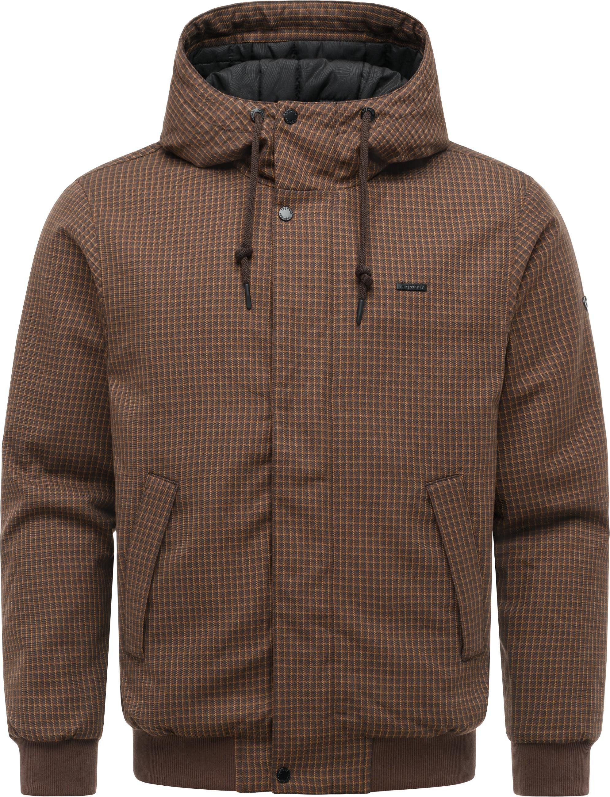 Ragwear Outdoorjacke Docksid Y Warme Winter Jacke mit verstellbarer Kapuze