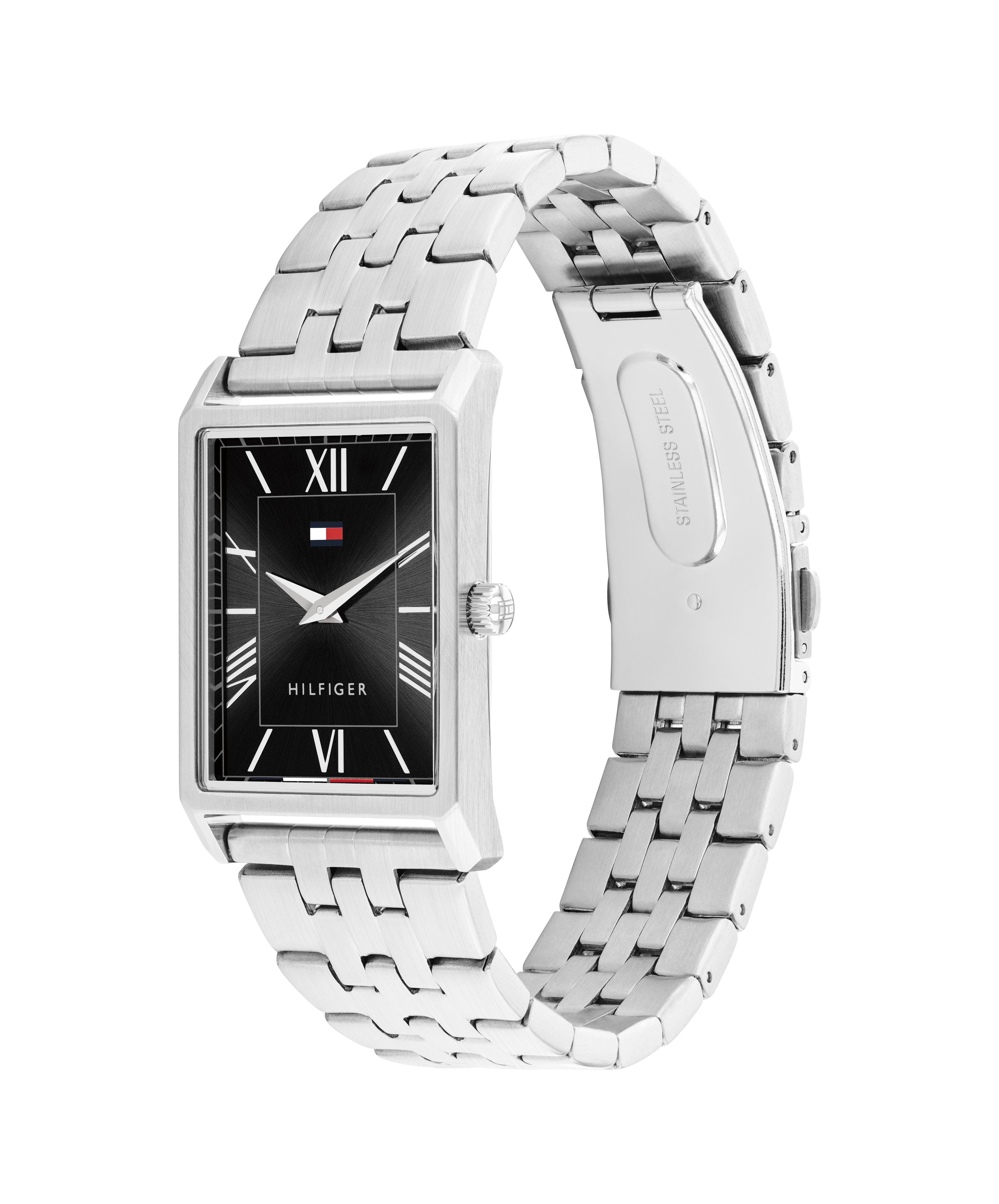 Tommy Hilfiger Quarzuhr Ben 1710773, Armbanduhr, Herrenuhr, Edelstahlarmband, analog
