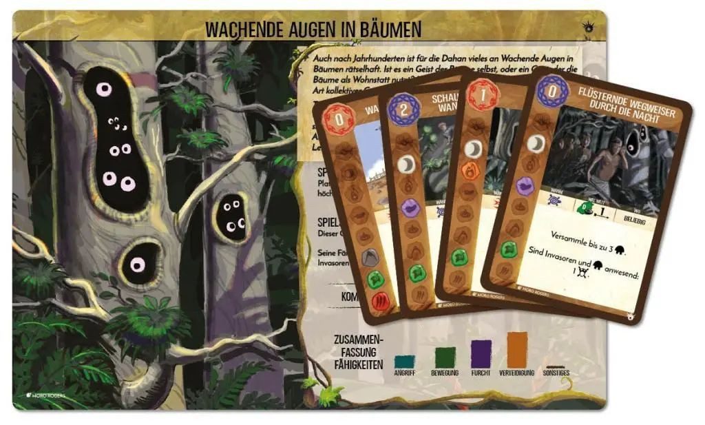 Pegasus Spiele Spiel Spirit Island: Wachende Augen in Bäumen (Mini-Eweiterung)