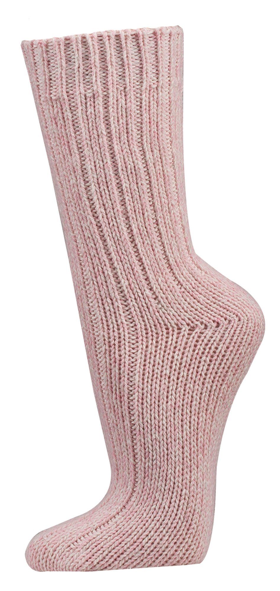 Socks 4 Fun Norwegersocken mit Schafwolle in schönen Farben Wollsocken Damen Herren Norweger (3 Paar) – Bild 2 von 2