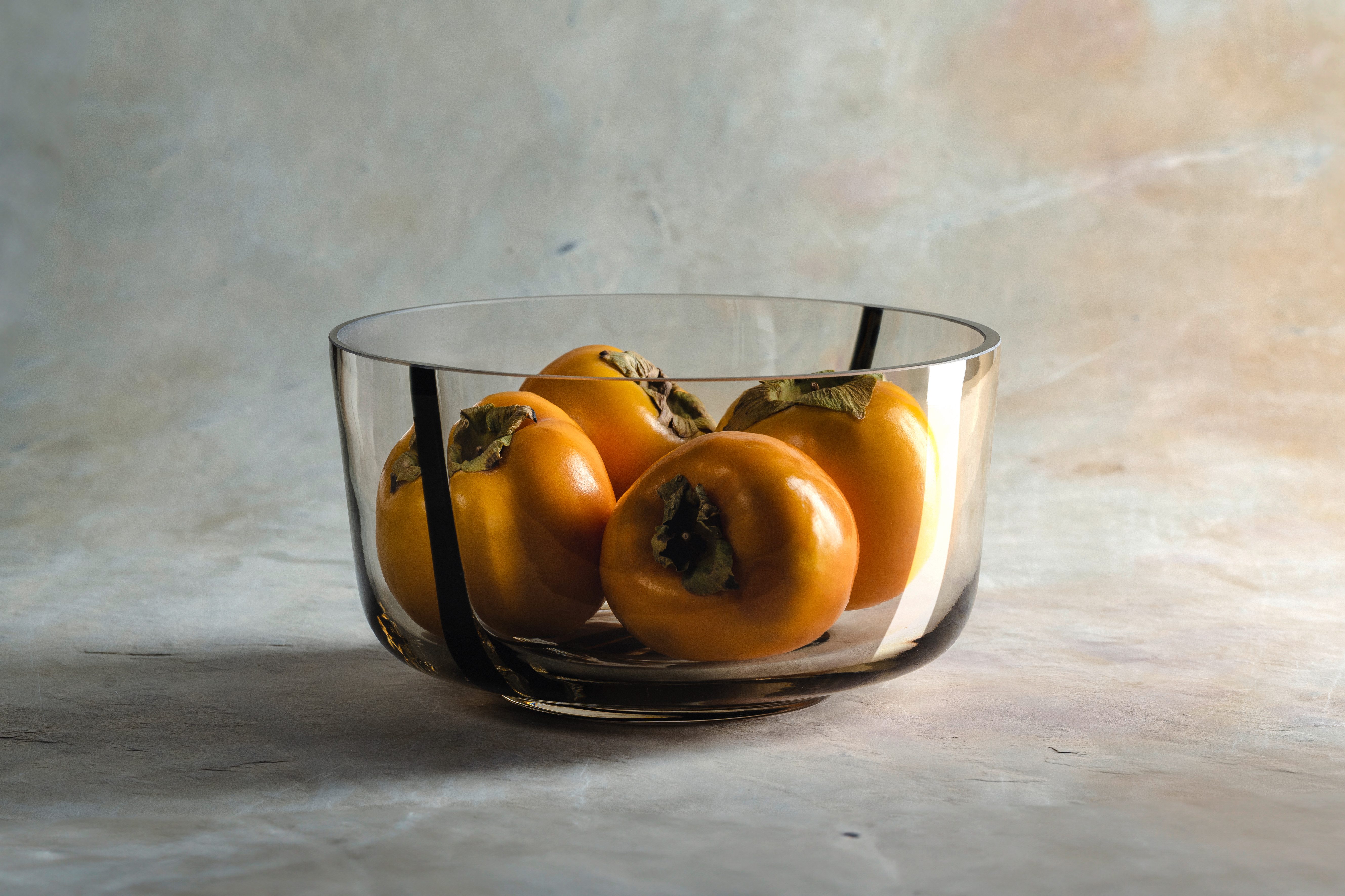 LEONARDO Schale ALVEO, aus hochwertigem Farbglas mit Unikat-Charakter, Glas, (1-tlg), spülmaschinengeeignet