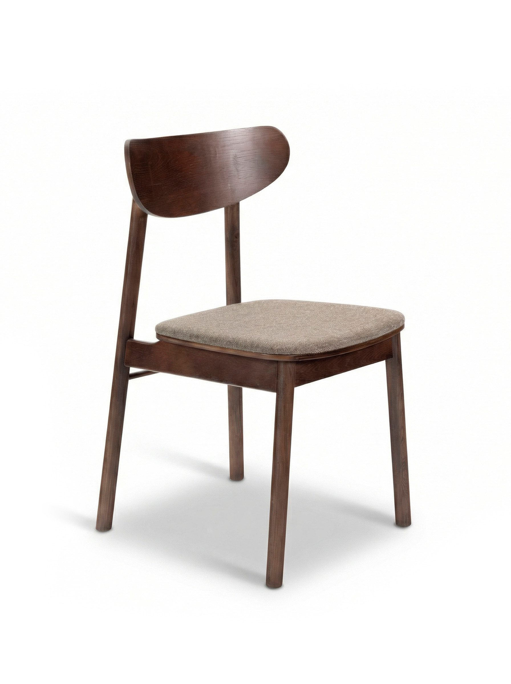 faee Polsterstuhl Naervaer, Sitz Stoff, Gestell und Rücken Massivholz, langlebig, pflegeleicht