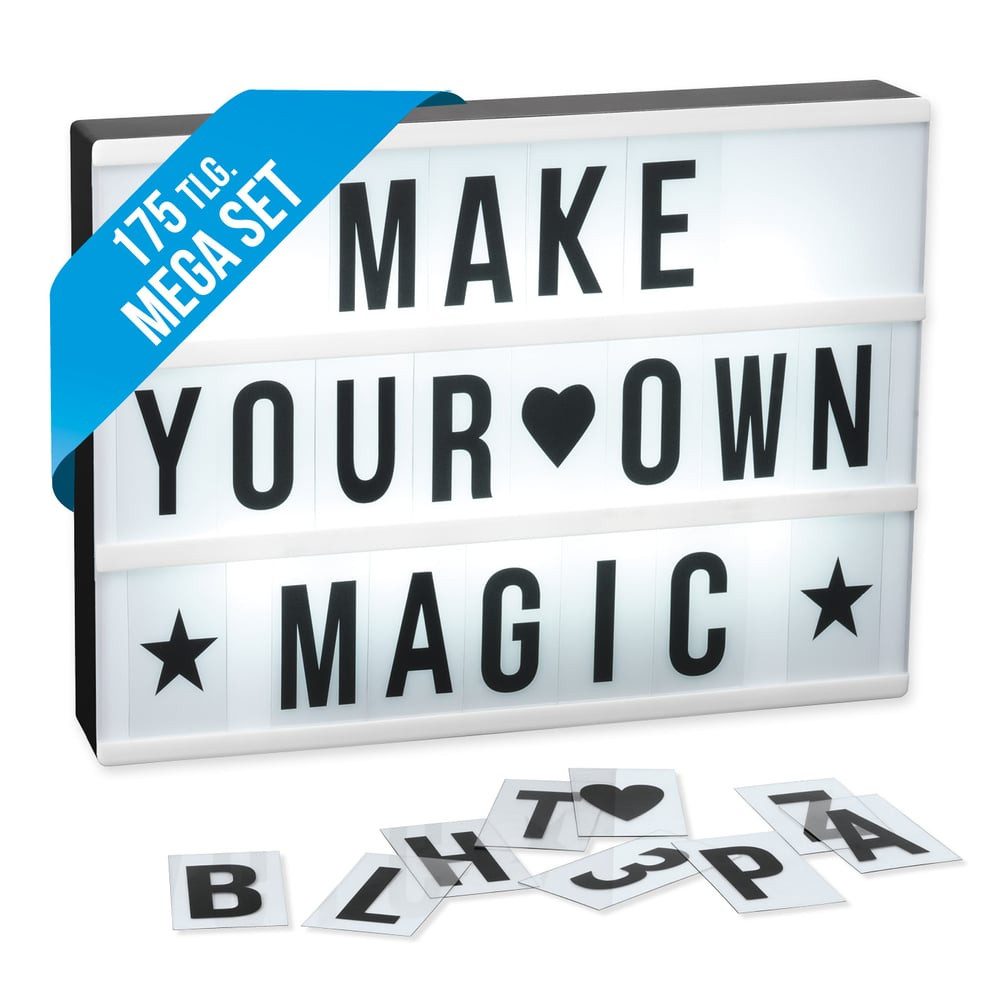 EASYmaxx LED Dekolicht Lichtbox Dekoleuchte Dekolicht Love, Leuchtkasten mit Buchstaben